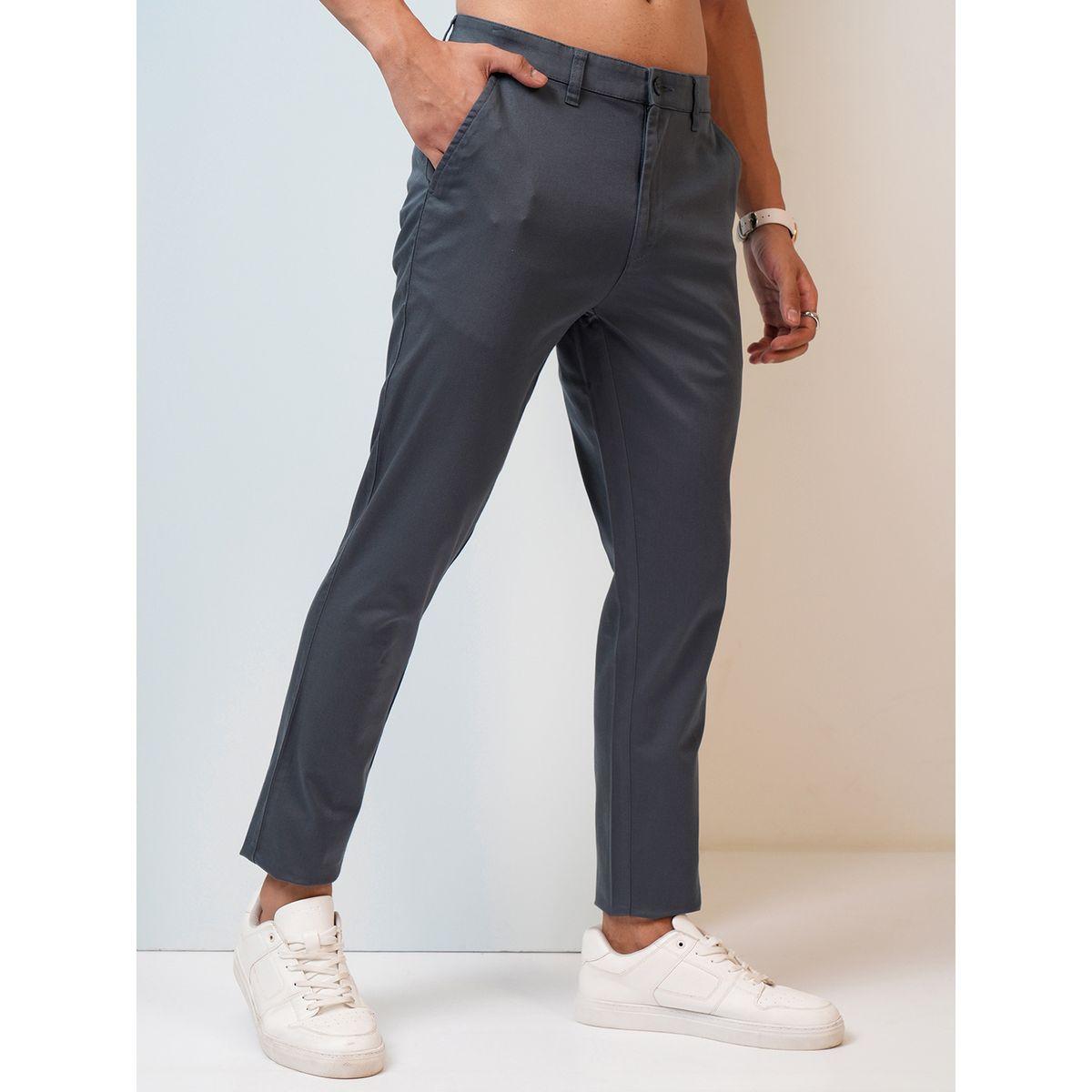 بنطال تشينو بقصة عادية وخصر متوسط هايلاندر × ستايلي-men-clothing-bottoms-trousersandchinos-trousers-image-6