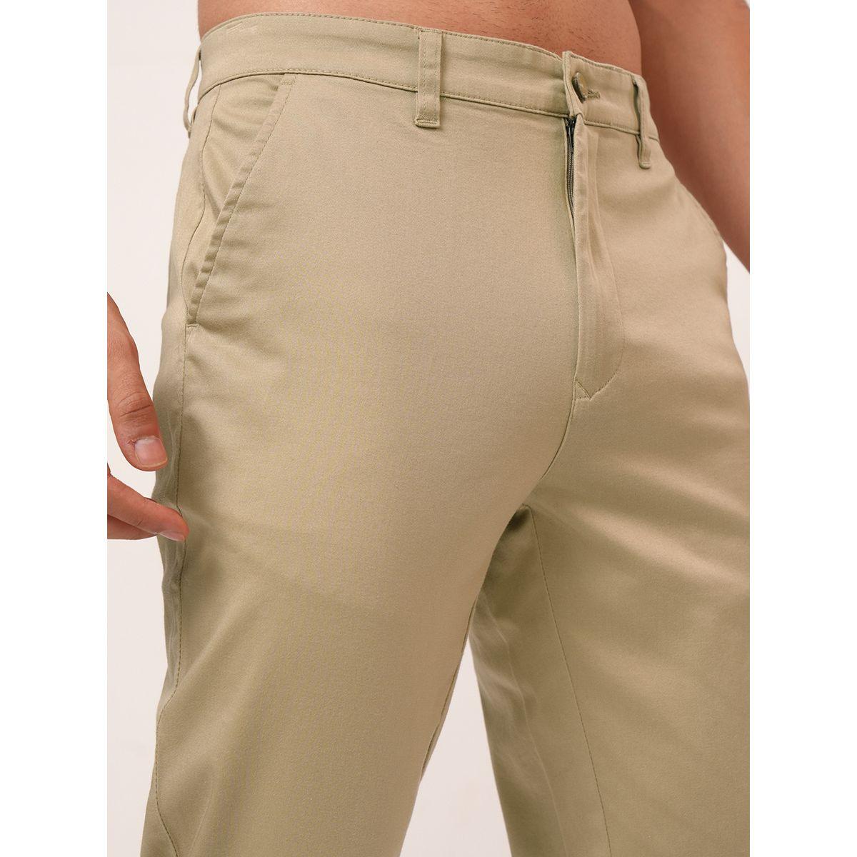 بنطال تشينو بقصة عادية وخصر متوسط هايلاندر × ستايلي-men-clothing-bottoms-trousersandchinos-trousers-image-5