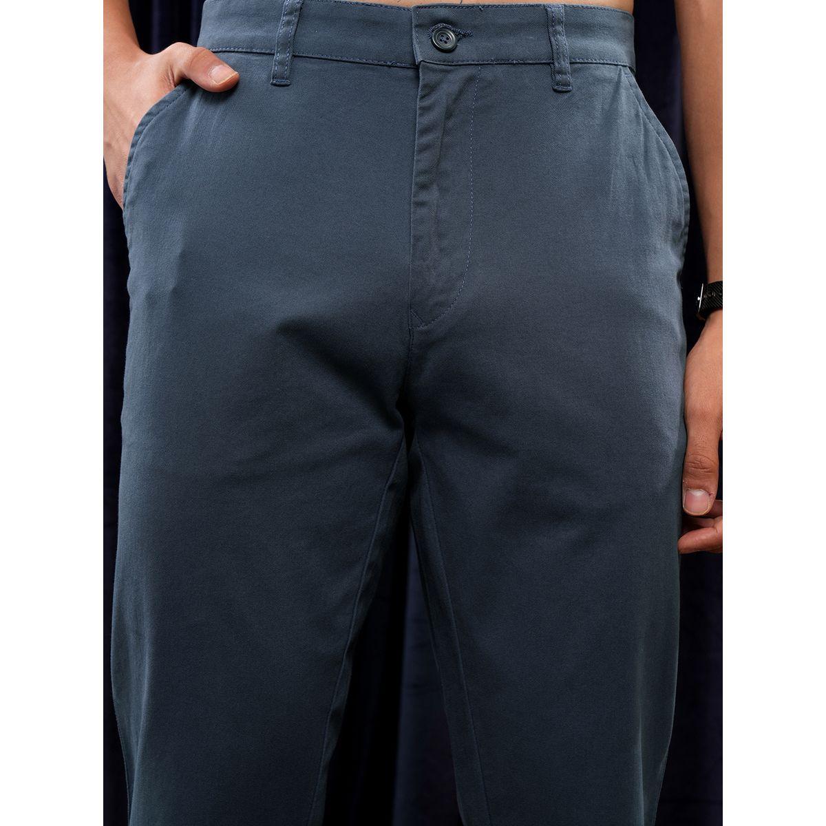 بنطال بقصة عادية وخصر متوسط هايلاندر × ستايلي-men-clothing-bottoms-trousersandchinos-trousers-image-5