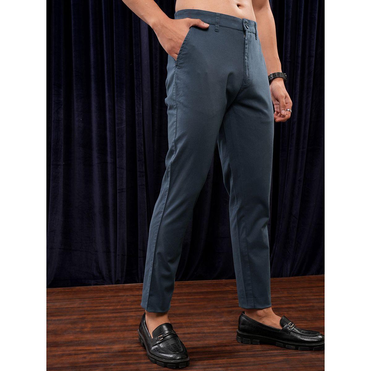بنطال بقصة عادية وخصر متوسط هايلاندر × ستايلي-men-clothing-bottoms-trousersandchinos-trousers-image-6