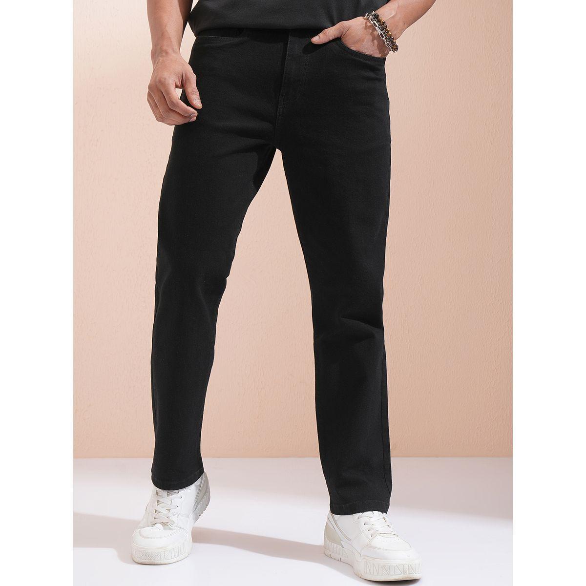 جينز بقصة أرجل مستقيمة وخصر متوسط هايلاندر × ستايلي-men-clothing-bottoms-jeans-image-4