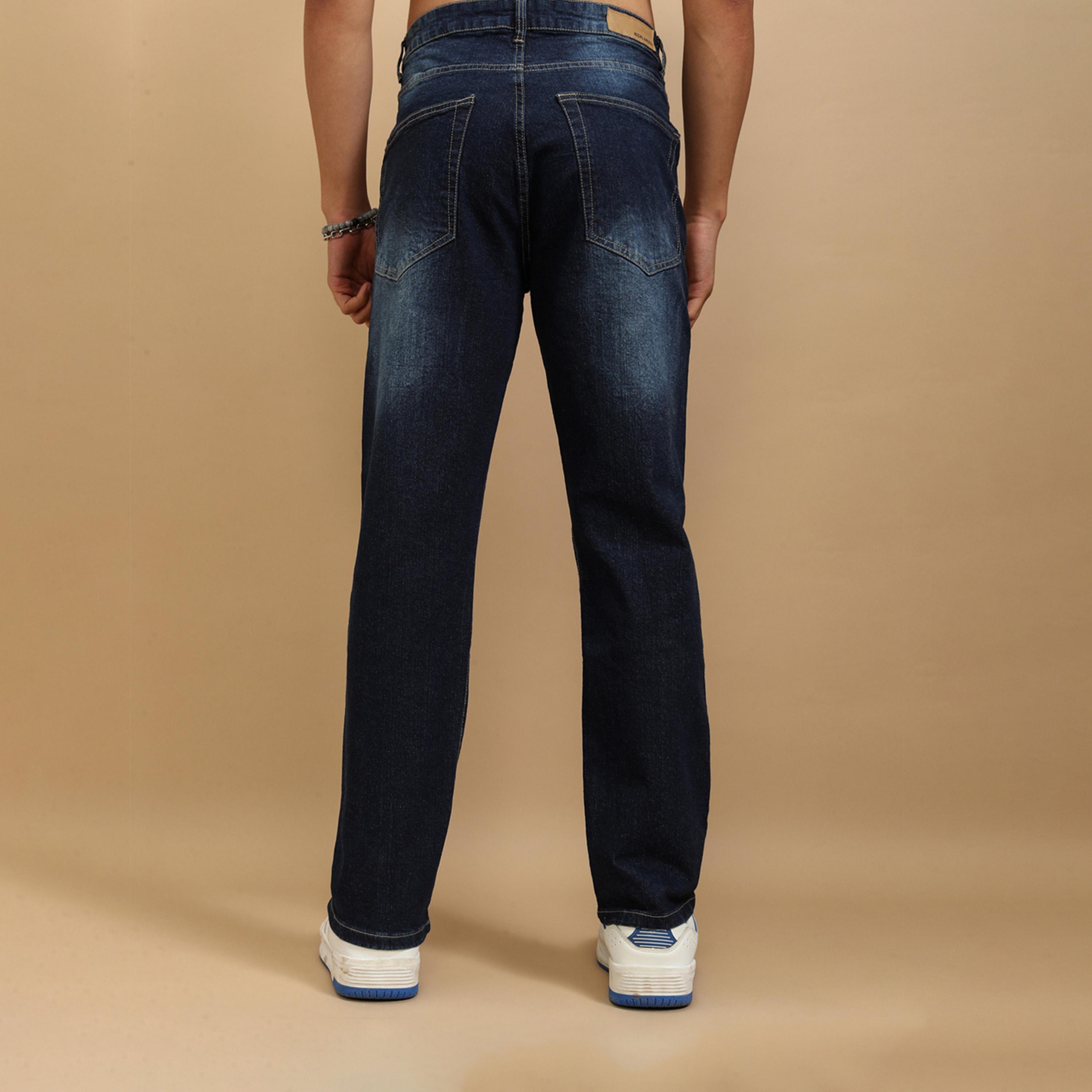 Highlander X Styli Mid-Rise Straight Fit Stretchy Faded Jeans-men-clothing-bottoms-jeans-image-3
