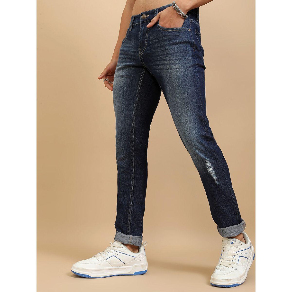 Highlander X Styli Mid Rise Slim Fit Faded Jeans with Distress Detail-men-clothing-bottoms-jeans-image-4