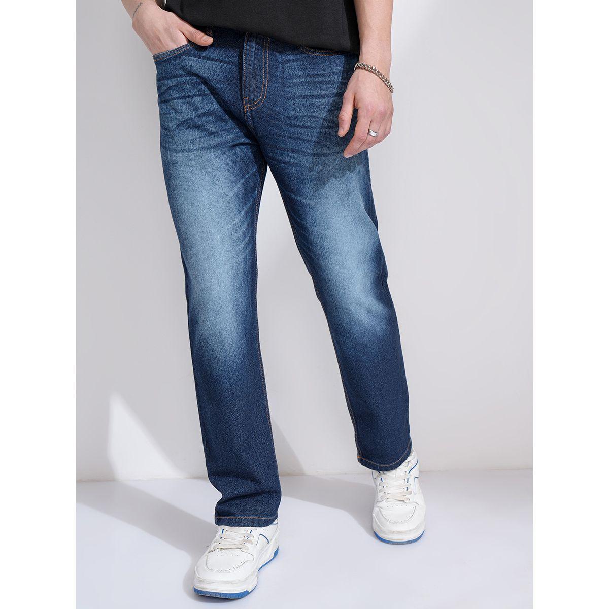 جينز بقصة مريحة وخصر متوسط هايلاندر × ستايلي-men-clothing-bottoms-jeans-image-1