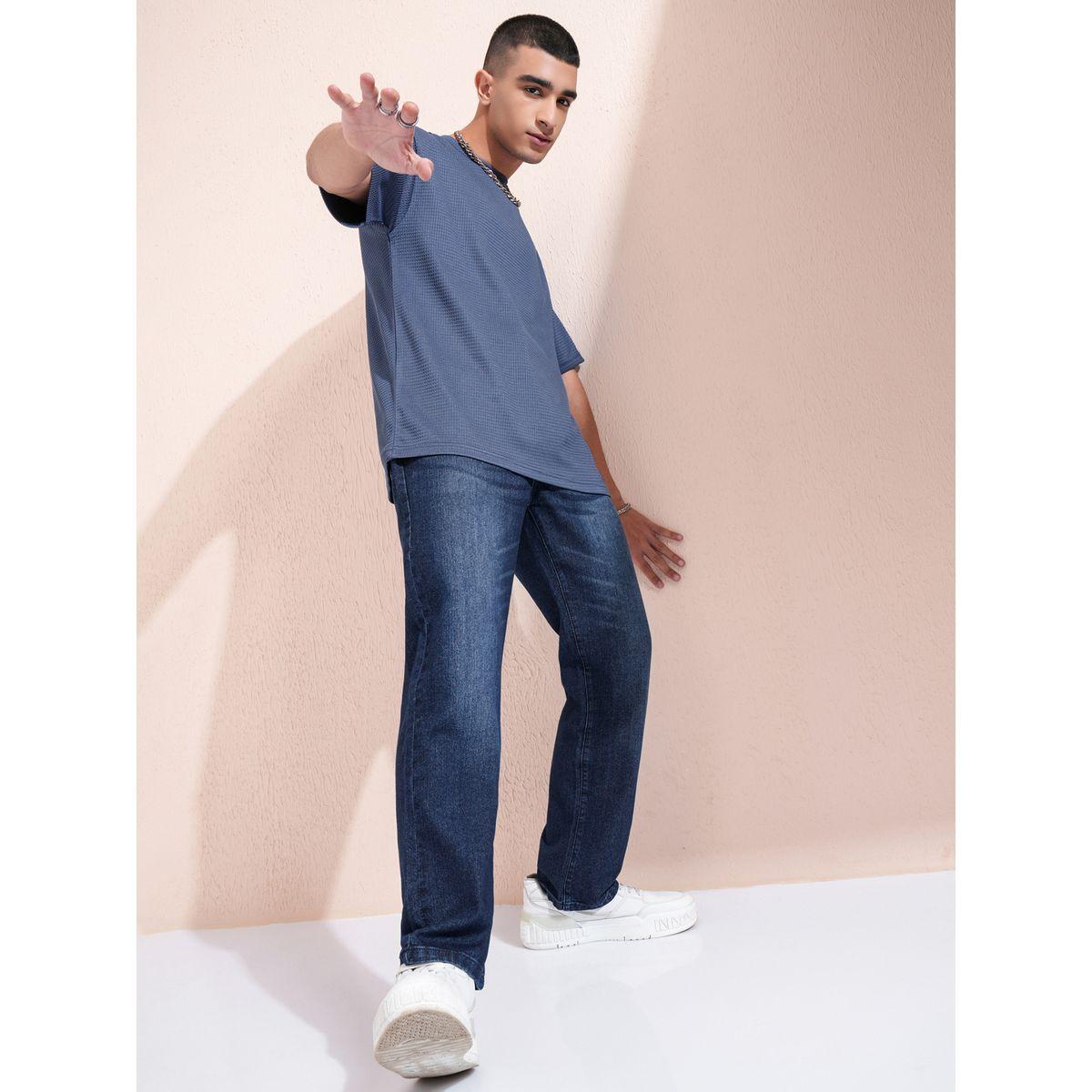 جينز بقصة أرجل مستقيمة وخصر متوسط هايلاندر × ستايلي-men-clothing-bottoms-jeans-image-2