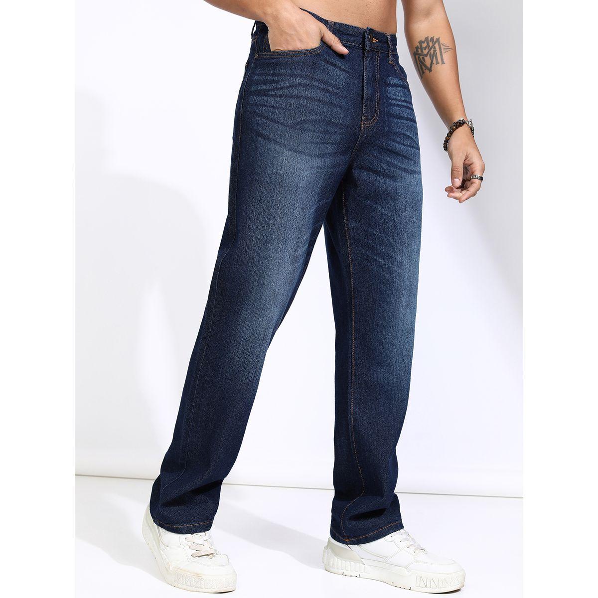 جينز بقصة أرجل مستقيمة وخصر متوسط هايلاندر × ستايلي-men-clothing-bottoms-jeans-image-6