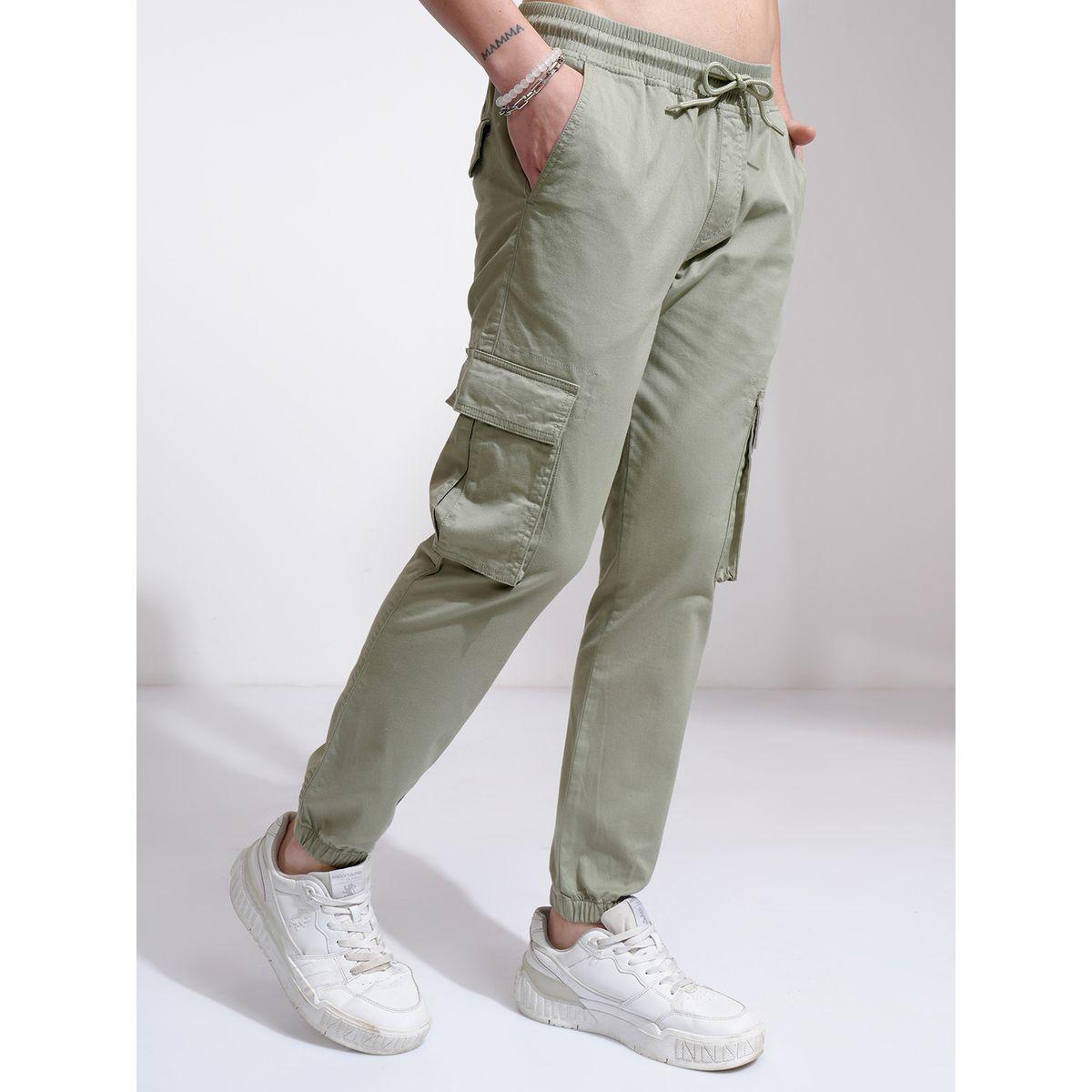 جوغر بقصة سليم فيت وخصر متوسط هايلاندر × ستايلي-men-clothing-bottoms-joggers-image-6