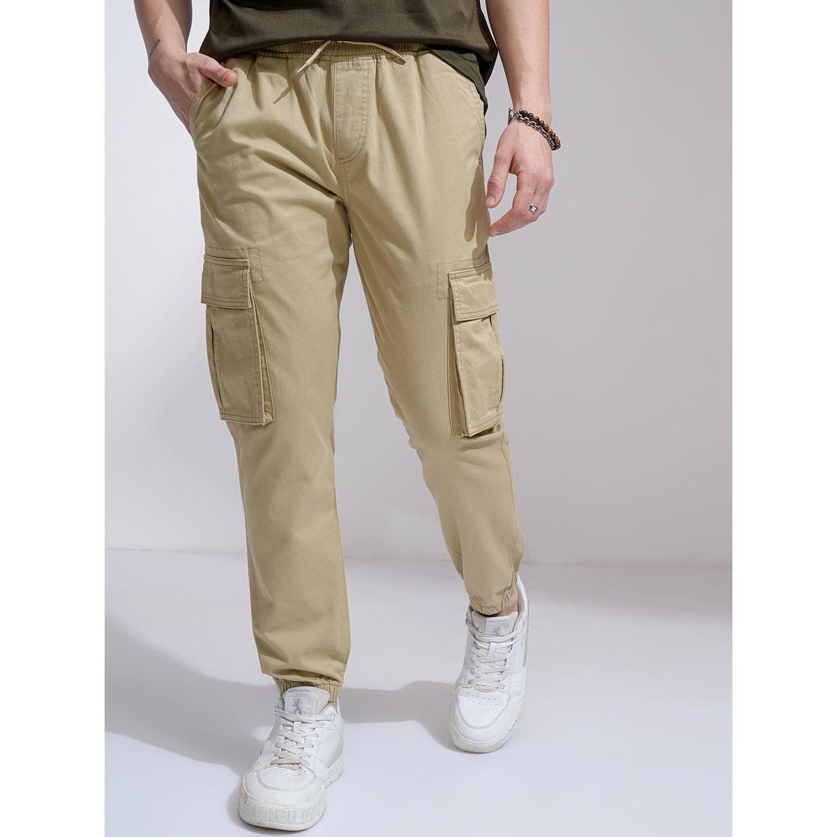 جوغر بقصة سليم فيت وخصر متوسط هايلاندر × ستايلي-men-clothing-bottoms-joggers-image-1