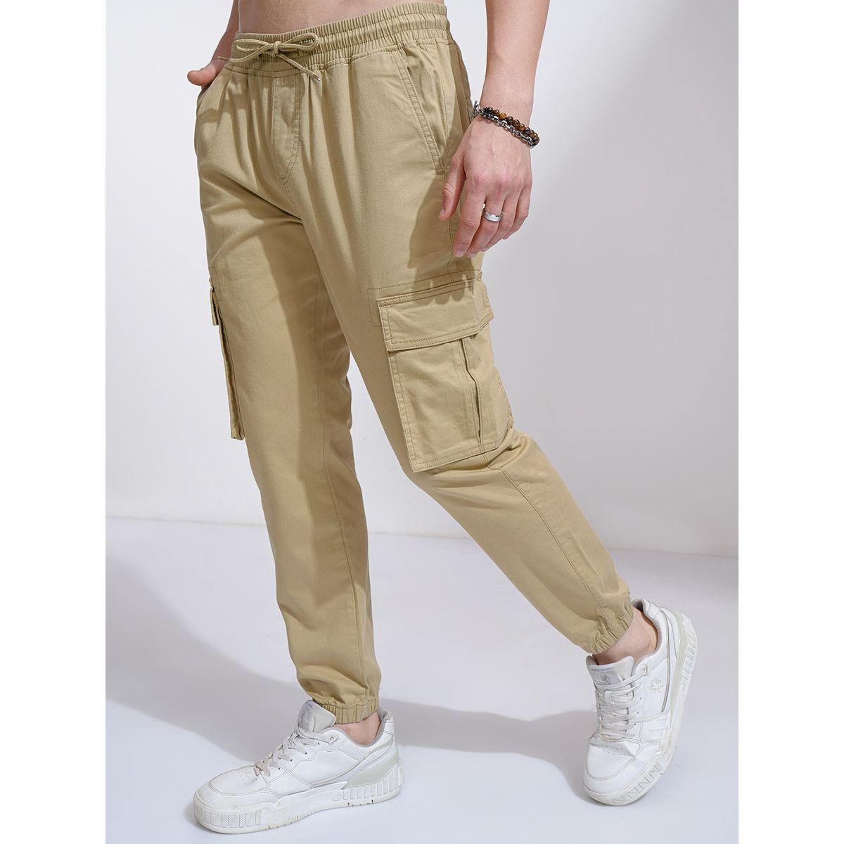 جوغر بقصة سليم فيت وخصر متوسط هايلاندر × ستايلي-men-clothing-bottoms-joggers-image-4