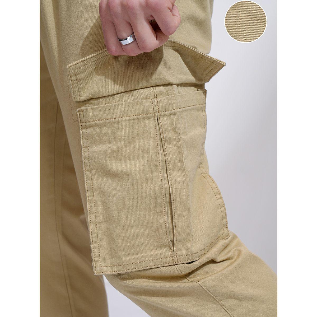 جوغر بقصة سليم فيت وخصر متوسط هايلاندر × ستايلي-men-clothing-bottoms-joggers-image-5