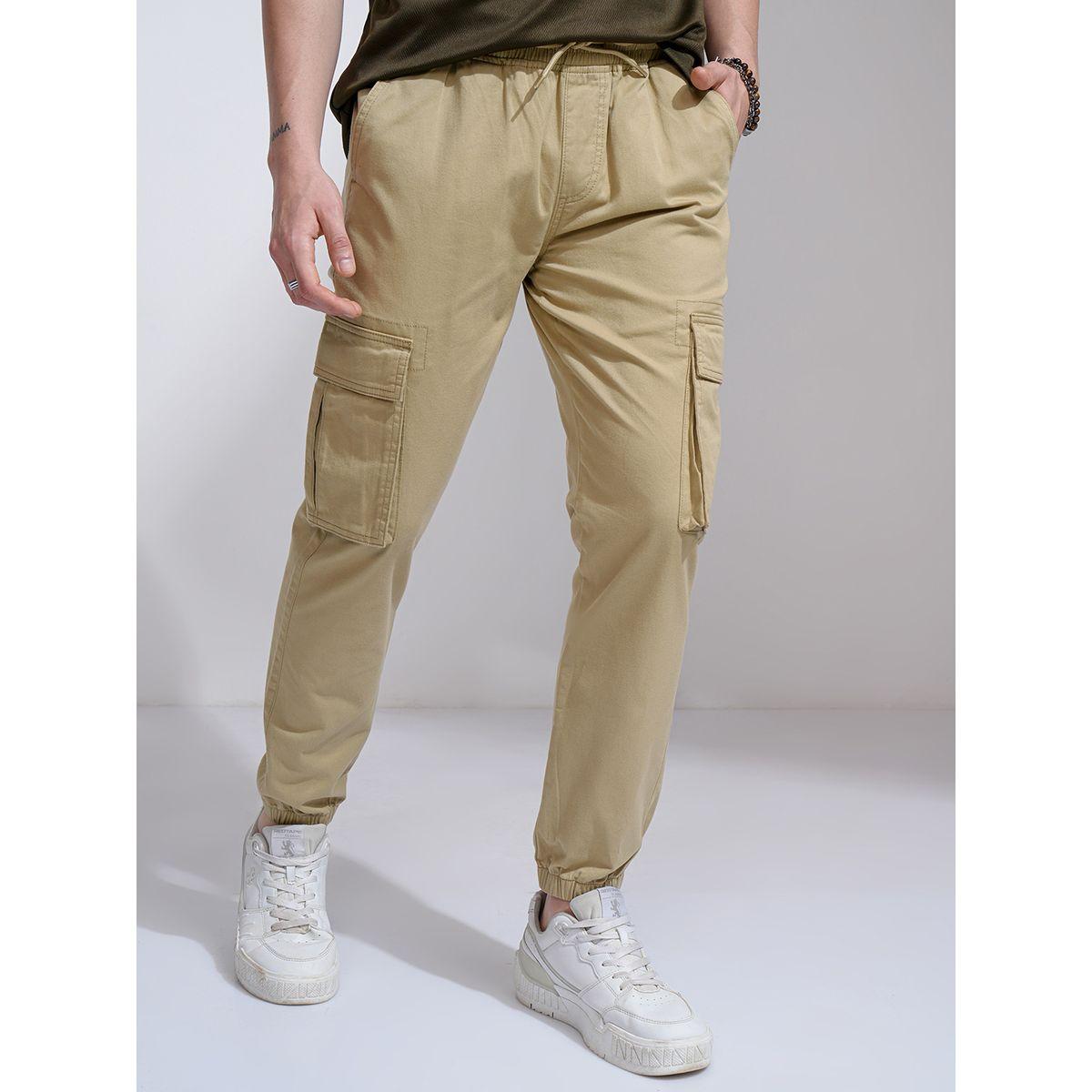 جوغر بقصة سليم فيت وخصر متوسط هايلاندر × ستايلي-men-clothing-bottoms-joggers-image-6