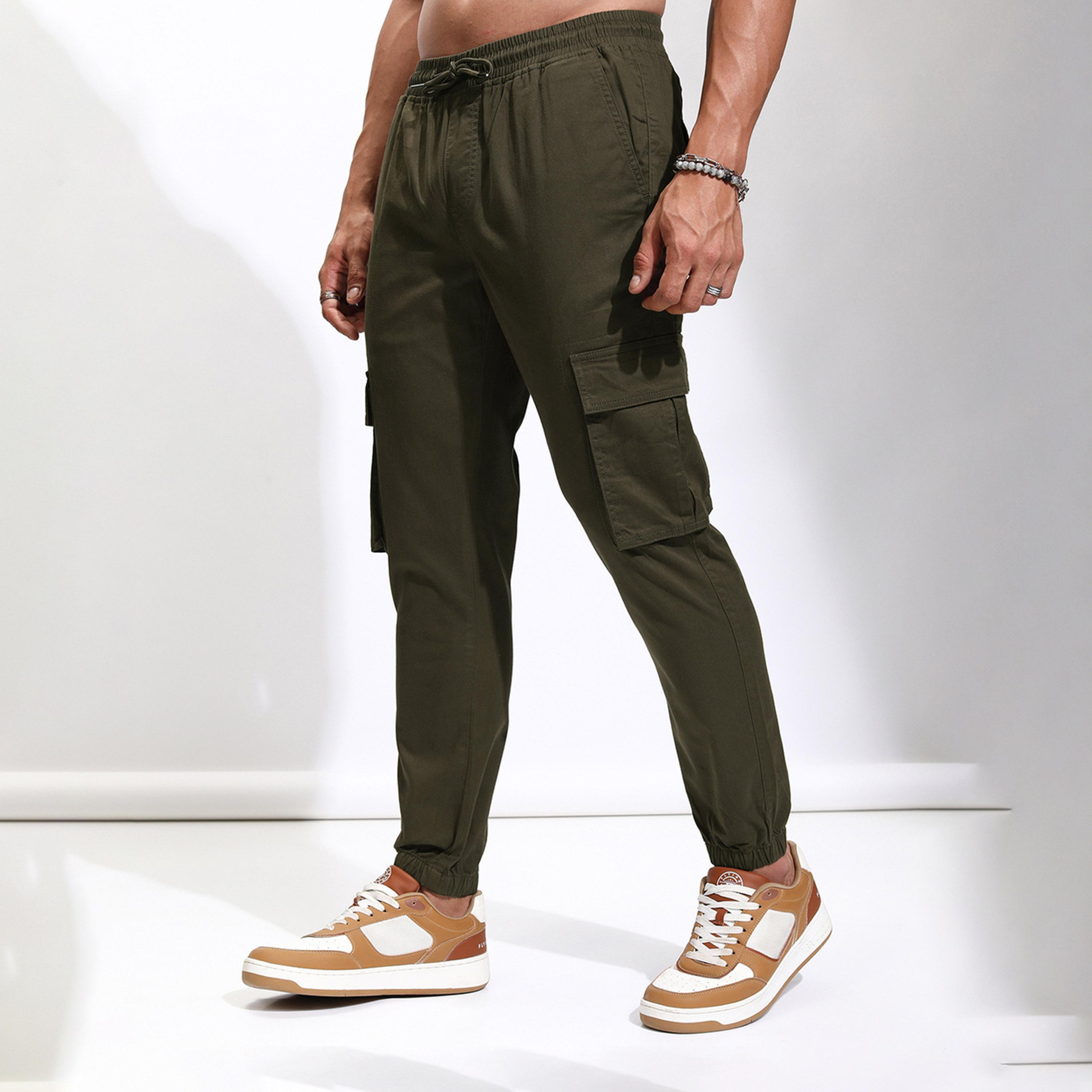 هايلاندر × ستايلي-  بنطال رياضي بقصة ضيقة متوسط ​​الارتفاع-men-clothing-bottoms-joggers-image-4