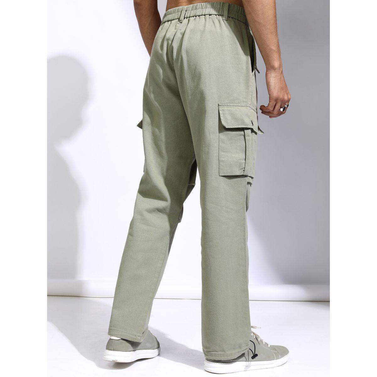 Highlander X Styli Mid Rise Straight Fit Cargos Trousers-men-clothing-bottoms-trousersandchinos-trousers-image-3