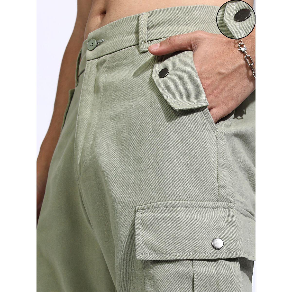 Highlander X Styli Mid Rise Straight Fit Cargos Trousers-men-clothing-bottoms-trousersandchinos-trousers-image-5