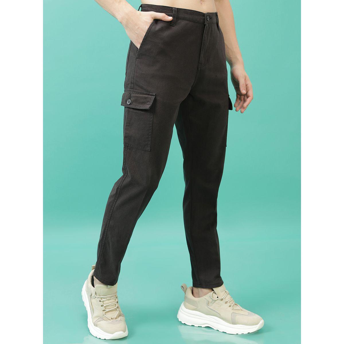 بنطال بقصة عادية وخصر متوسط مع جيوب كارجو هايلاندر × ستايلي-men-clothing-bottoms-trousersandchinos-trousers-image-6