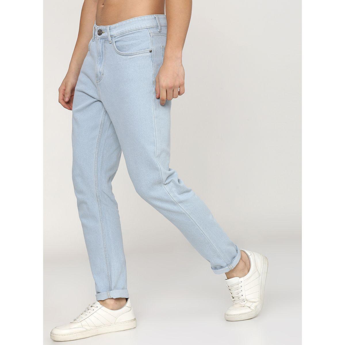 جينز بقصة ضيقة وخصر متوسط هايلاندر × ستايلي-men-clothing-bottoms-jeans-image-2