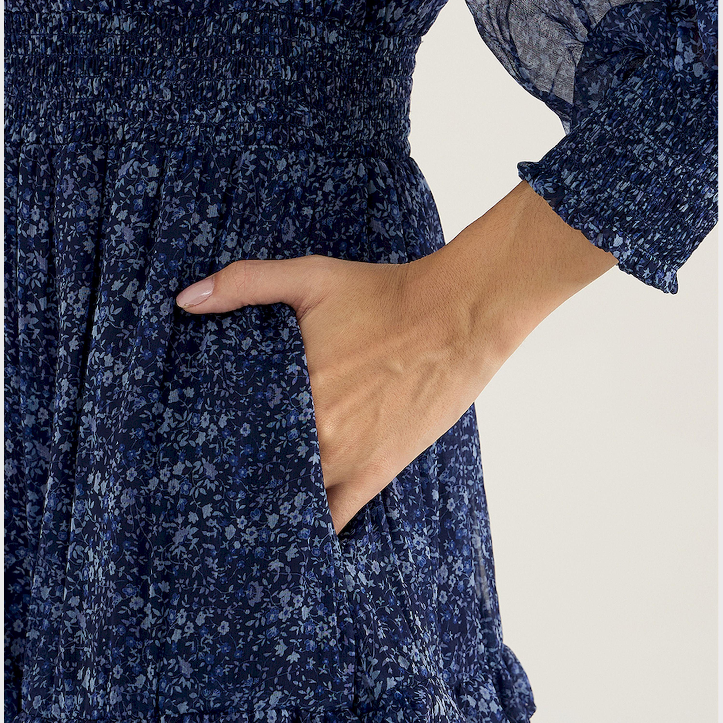 فيميلا × ستايلي - فستان ميدي متعدد الطبقات بطبعات الأزهار-women-clothing-dresses-image-6