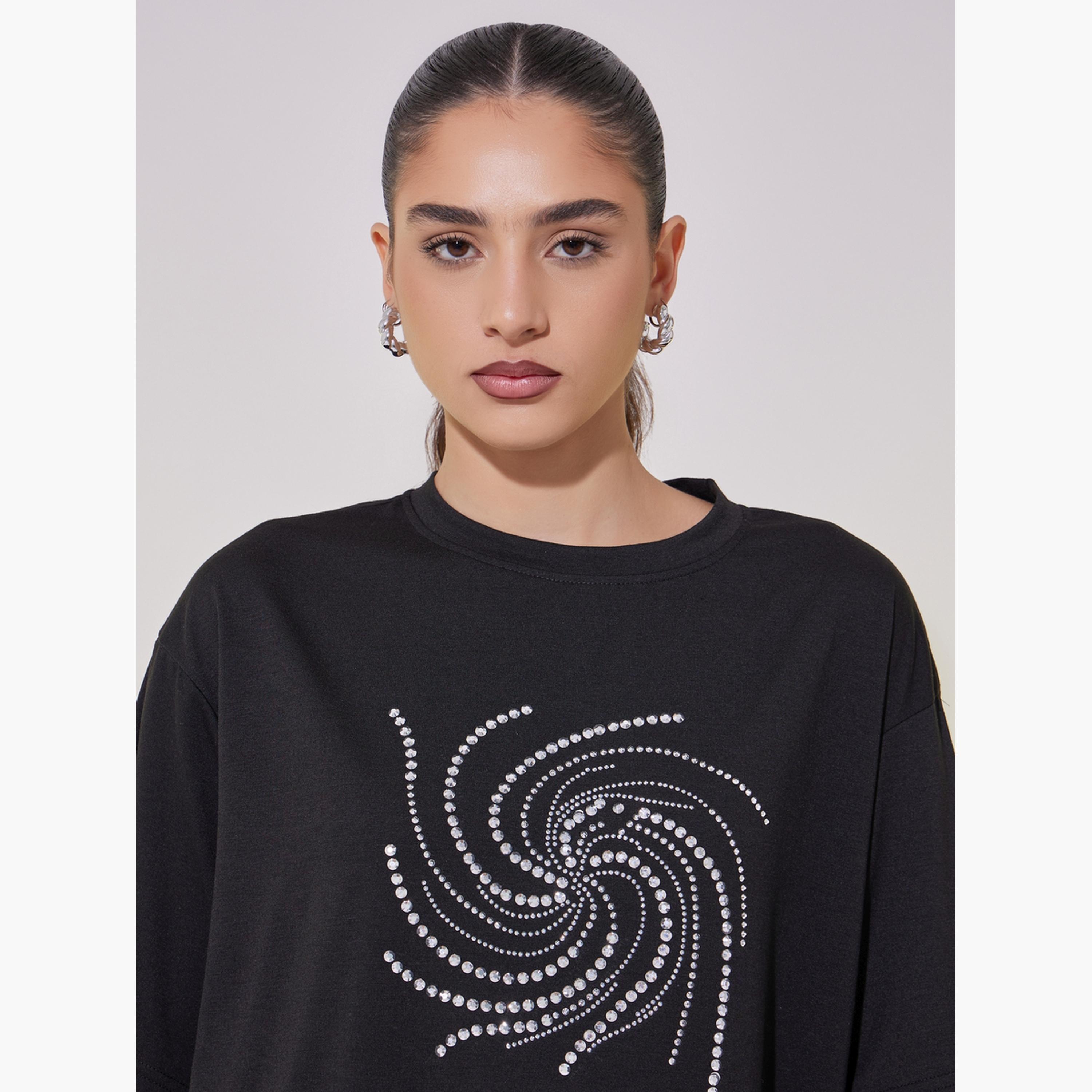 Take Two Embellished Relaxed Fit T-Shirt-women-clothing-tshirts-image-4
