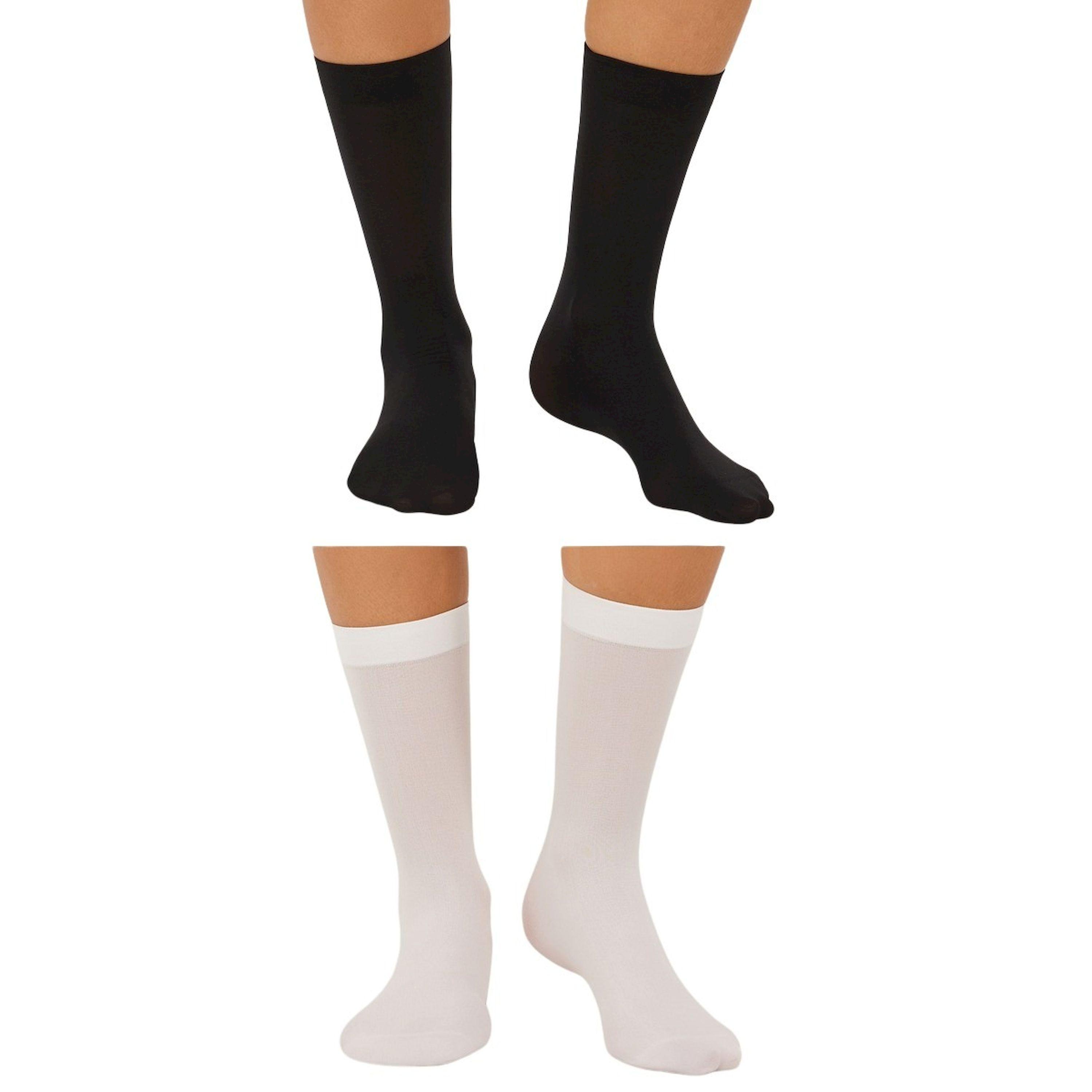 Styli Pack of 2 - Plain Crew Socks-women-socksandstockings-image-1
