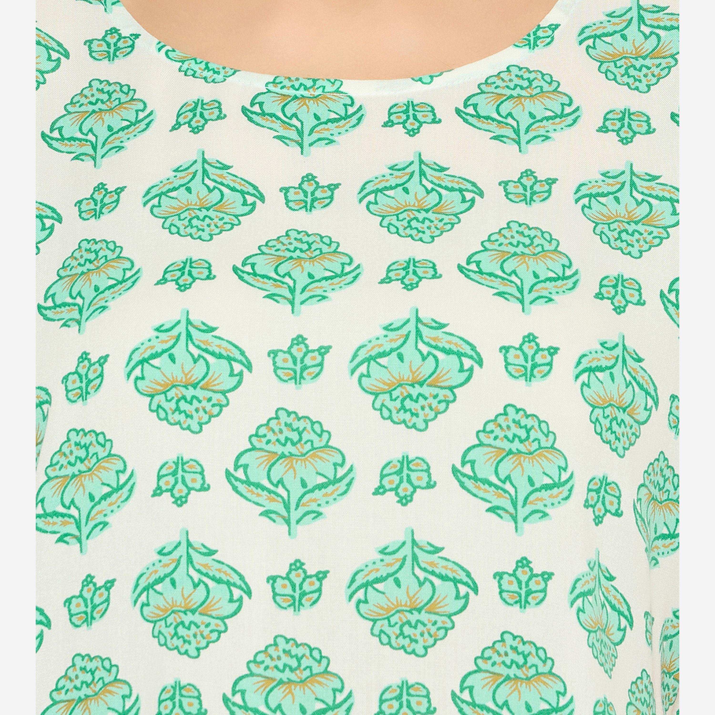 كلوفيا × ستايلي - طقم بيجامة وقميص بطبعة زهور برقبة دائرية-women-clothing-nightwear-pyjamas-longsets-image-6