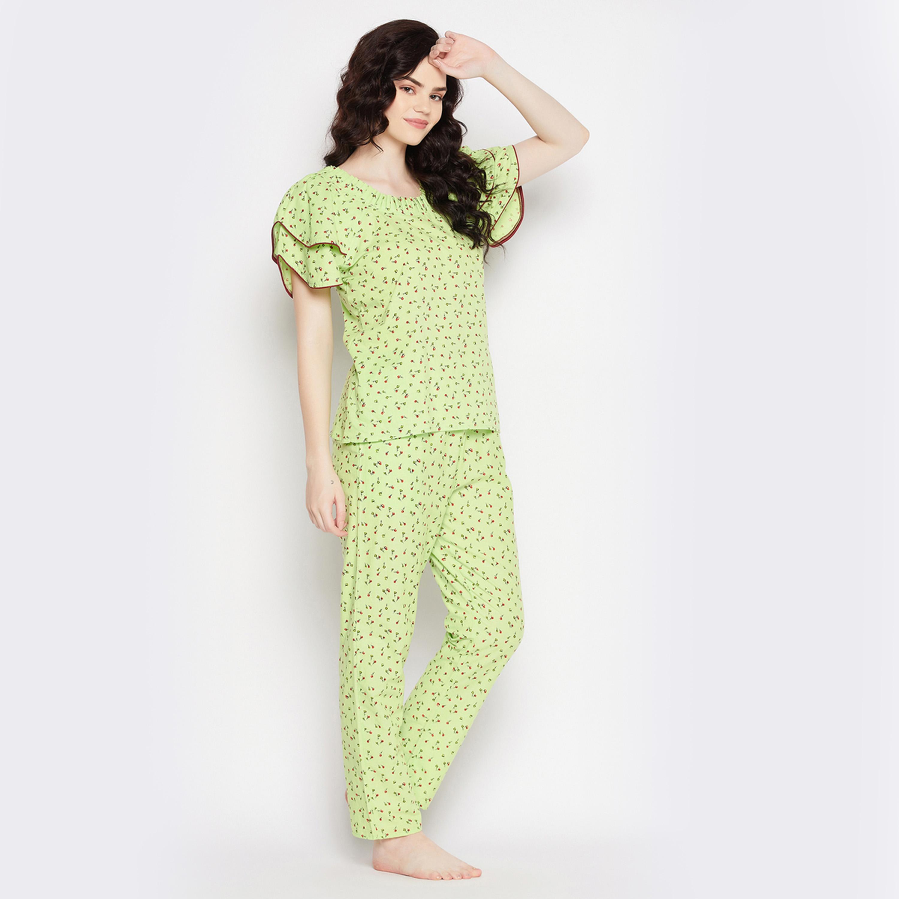 Clovia X Styli Printed Round Neck Top And Pyjama Set-women-clothing-nightwear-pyjamas-longsets-image-5