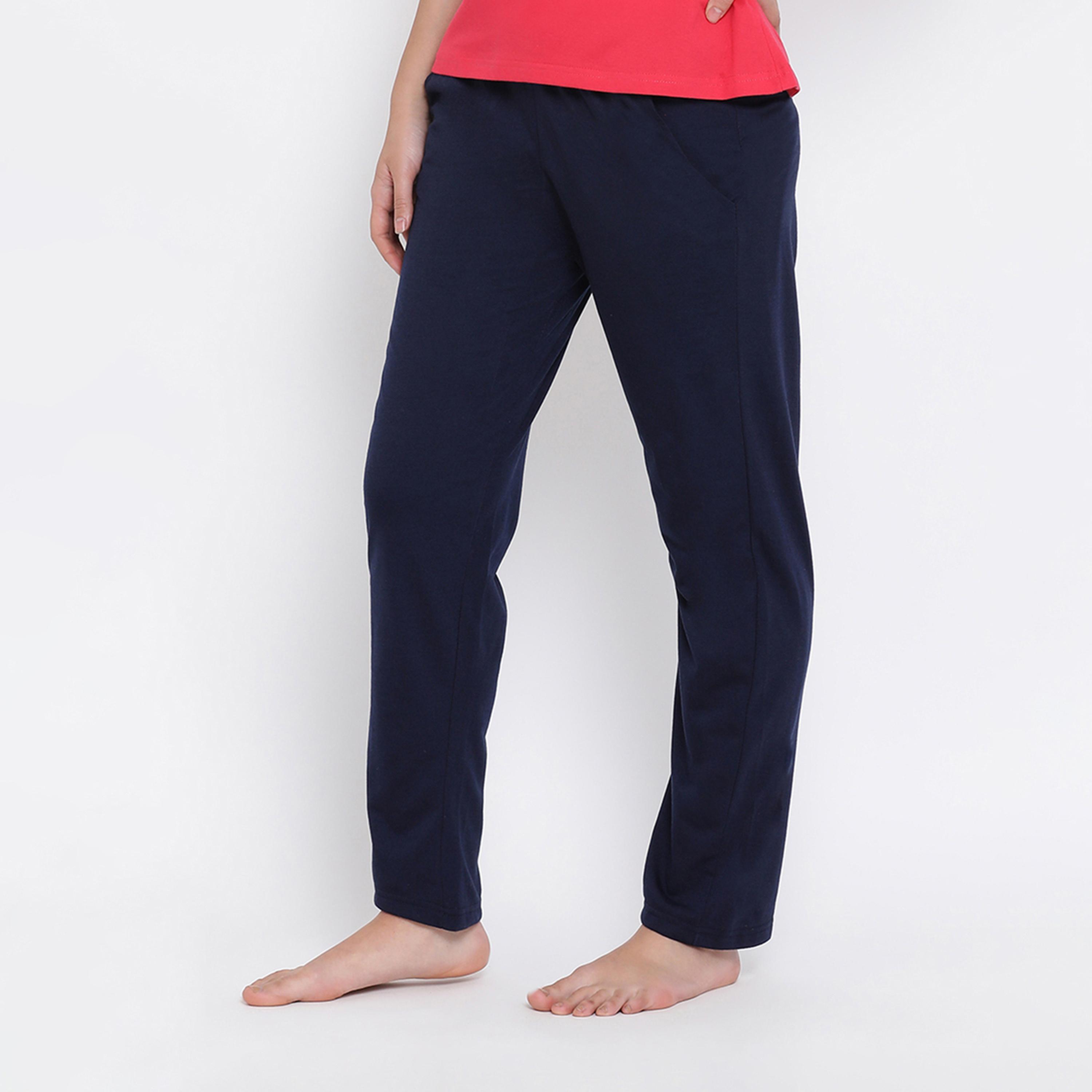 Clovia X Styli Solid Straight Pyjama With Elastic Waistband-women-clothing-nightwear-pyjamas-bottoms-image-3