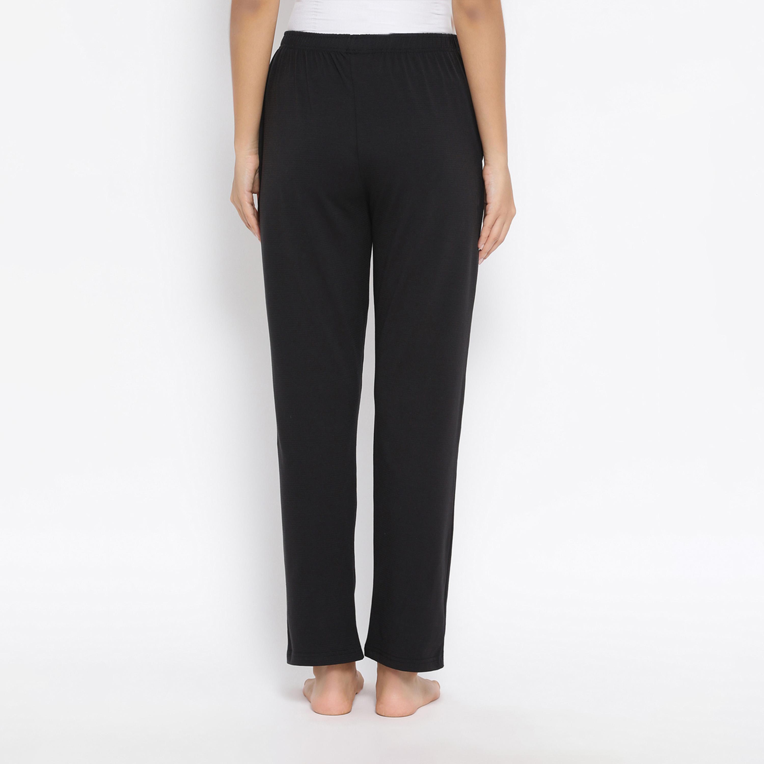 Clovia X Styli Solid Straight Pyjama With Elastic Waistband-women-clothing-nightwear-pyjamas-bottoms-image-5
