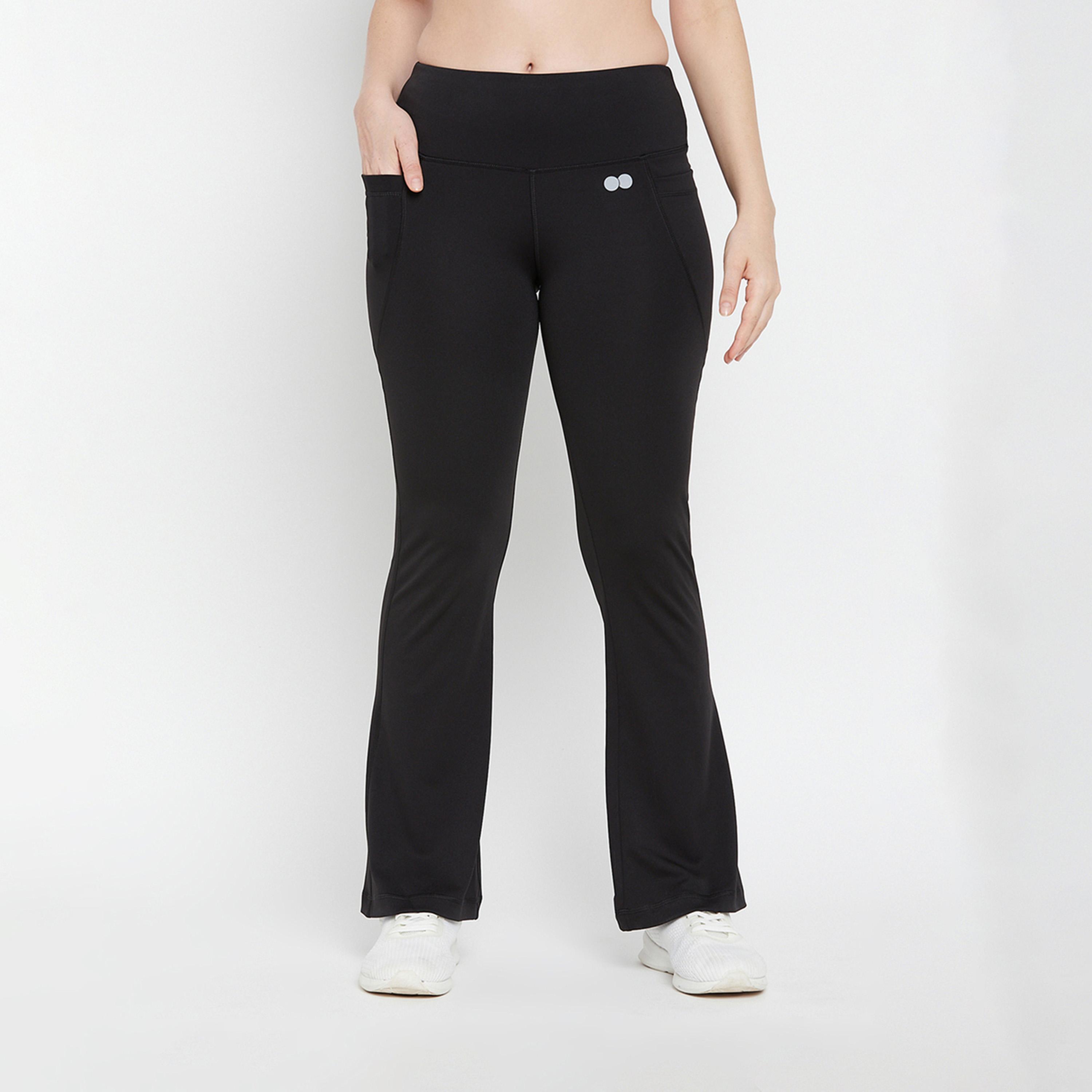 Clovia X Styli Comfort Fit High Rise Flared Yoga Pants-women-clothing-sportswearandactivewear-bottoms-image-2