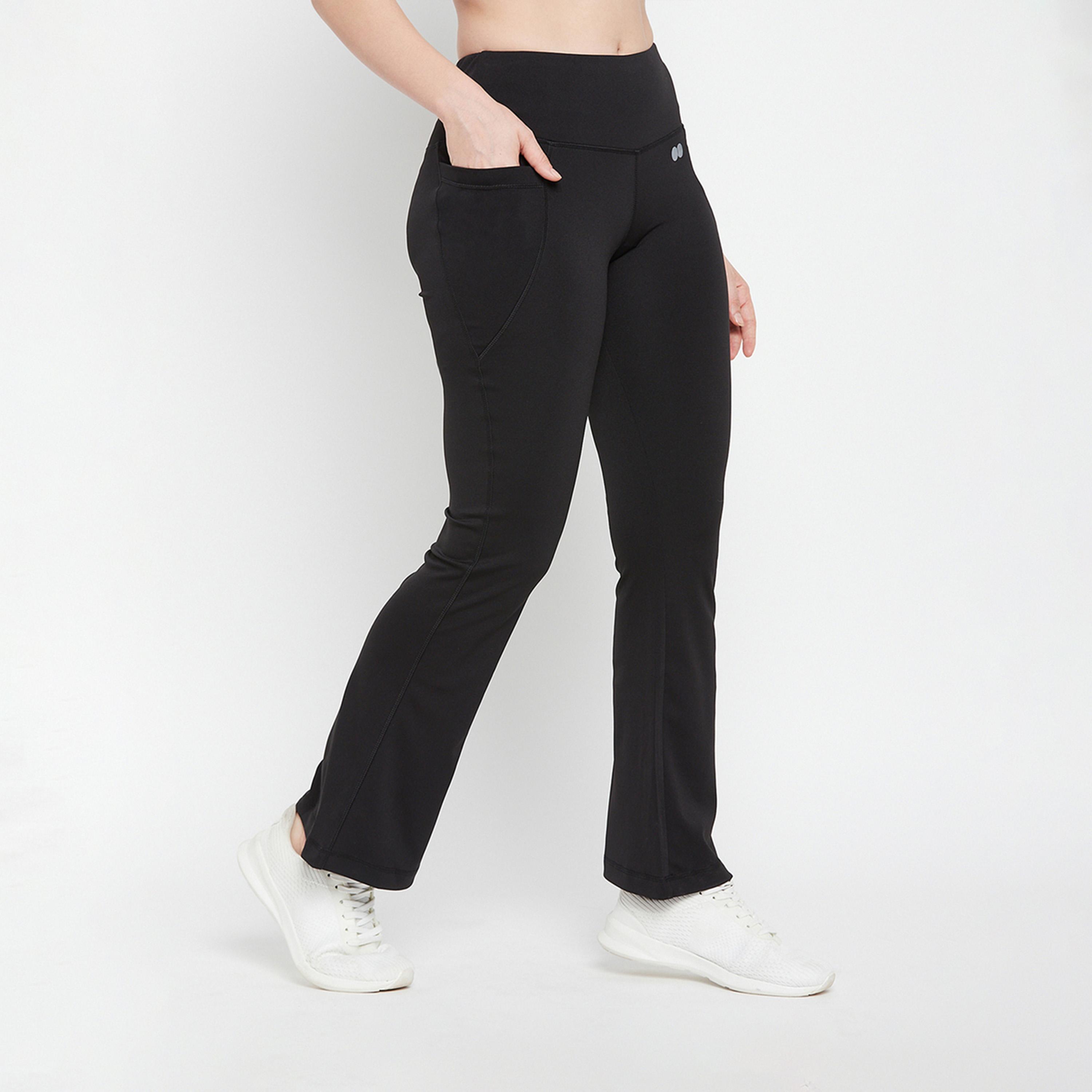 Clovia X Styli Comfort Fit High Rise Flared Yoga Pants-women-clothing-sportswearandactivewear-bottoms-image-4