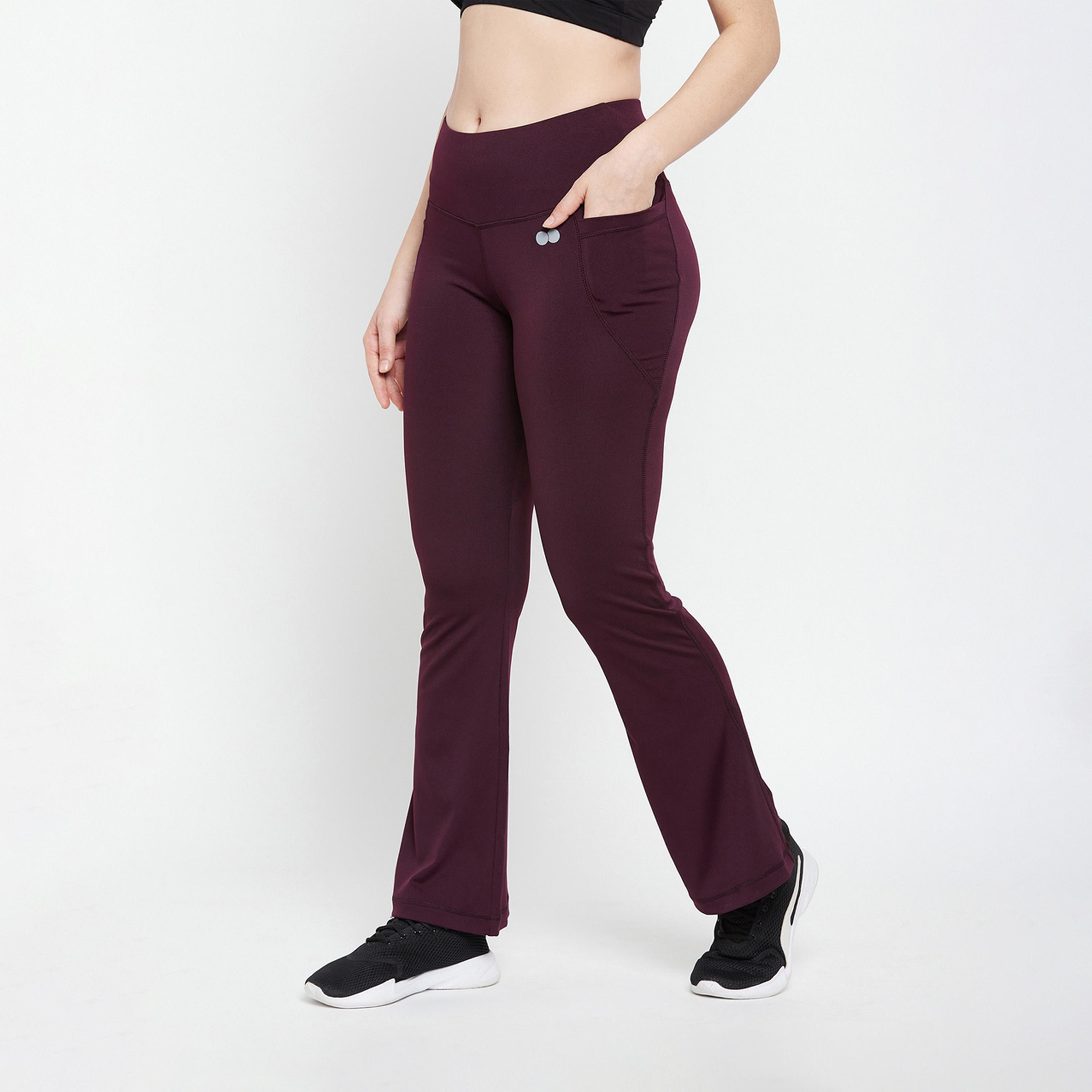 كلوفيا × ستايلي - بنطال يوغا مريح وواسع بخصر مرتفع-women-clothing-sportswearandactivewear-bottoms-image-3