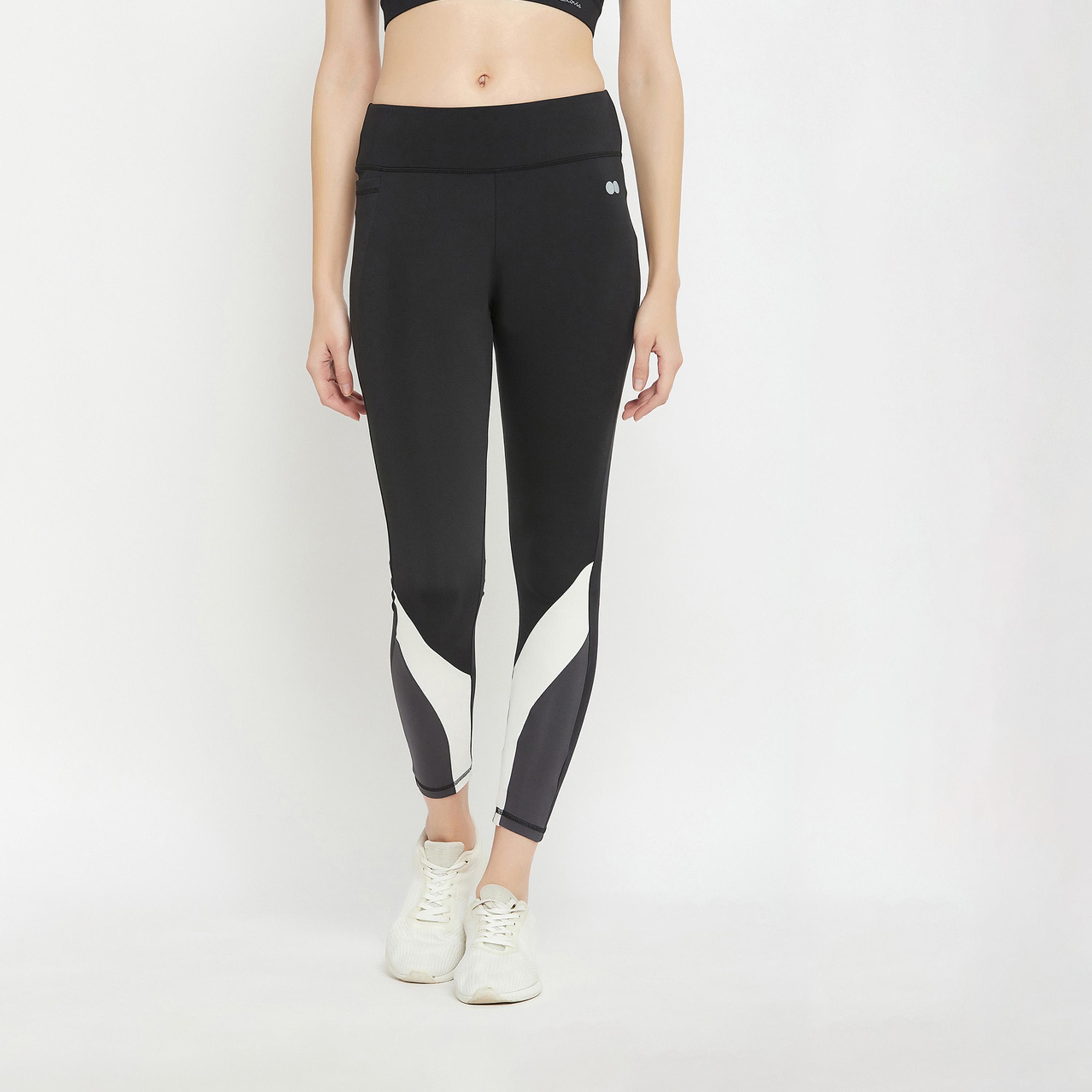 Clovia X Styli High Rise Tights With Printed Panel Detail-women-clothing-sportswearandactivewear-bottoms-image-2