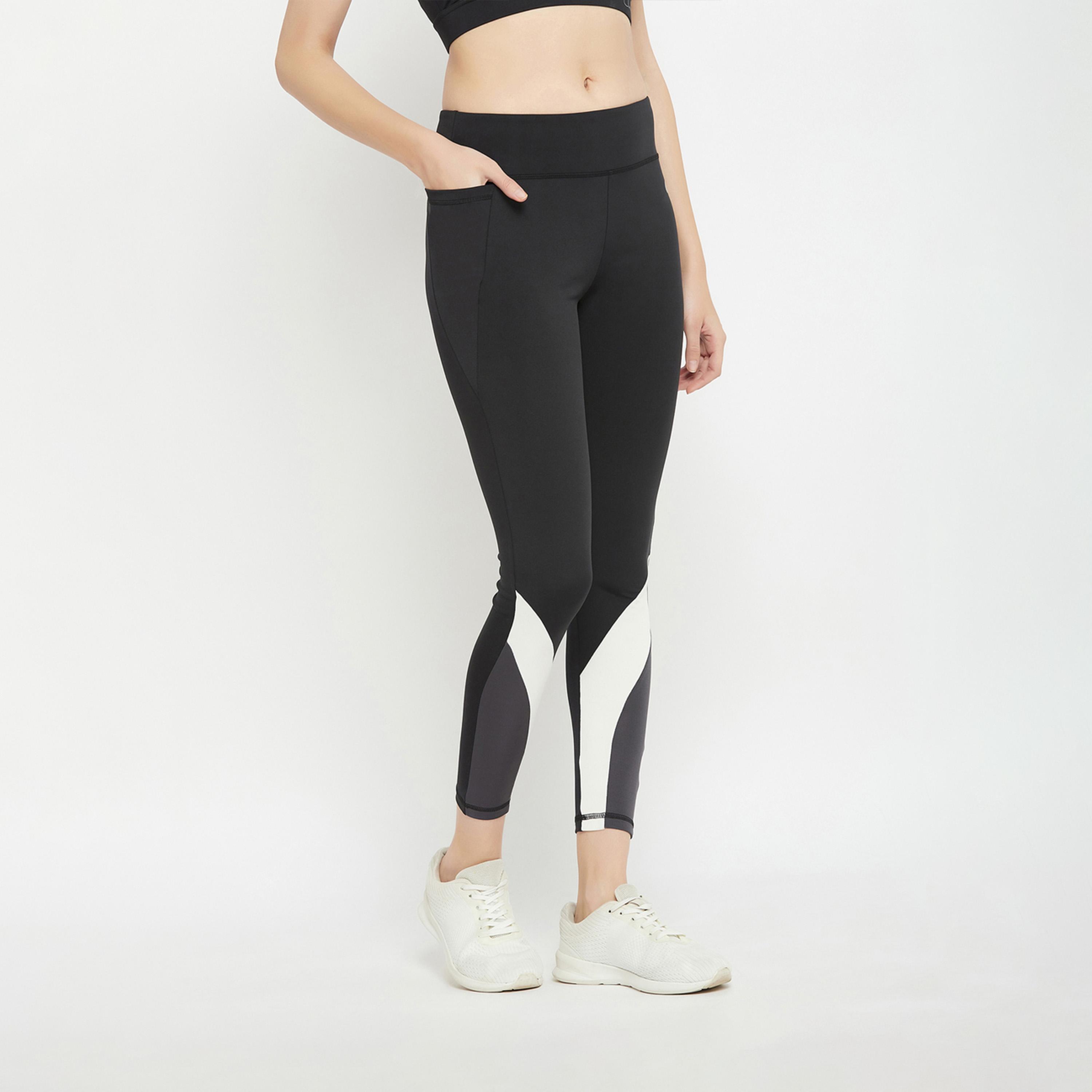 Clovia X Styli High Rise Tights With Printed Panel Detail-women-clothing-sportswearandactivewear-bottoms-image-4