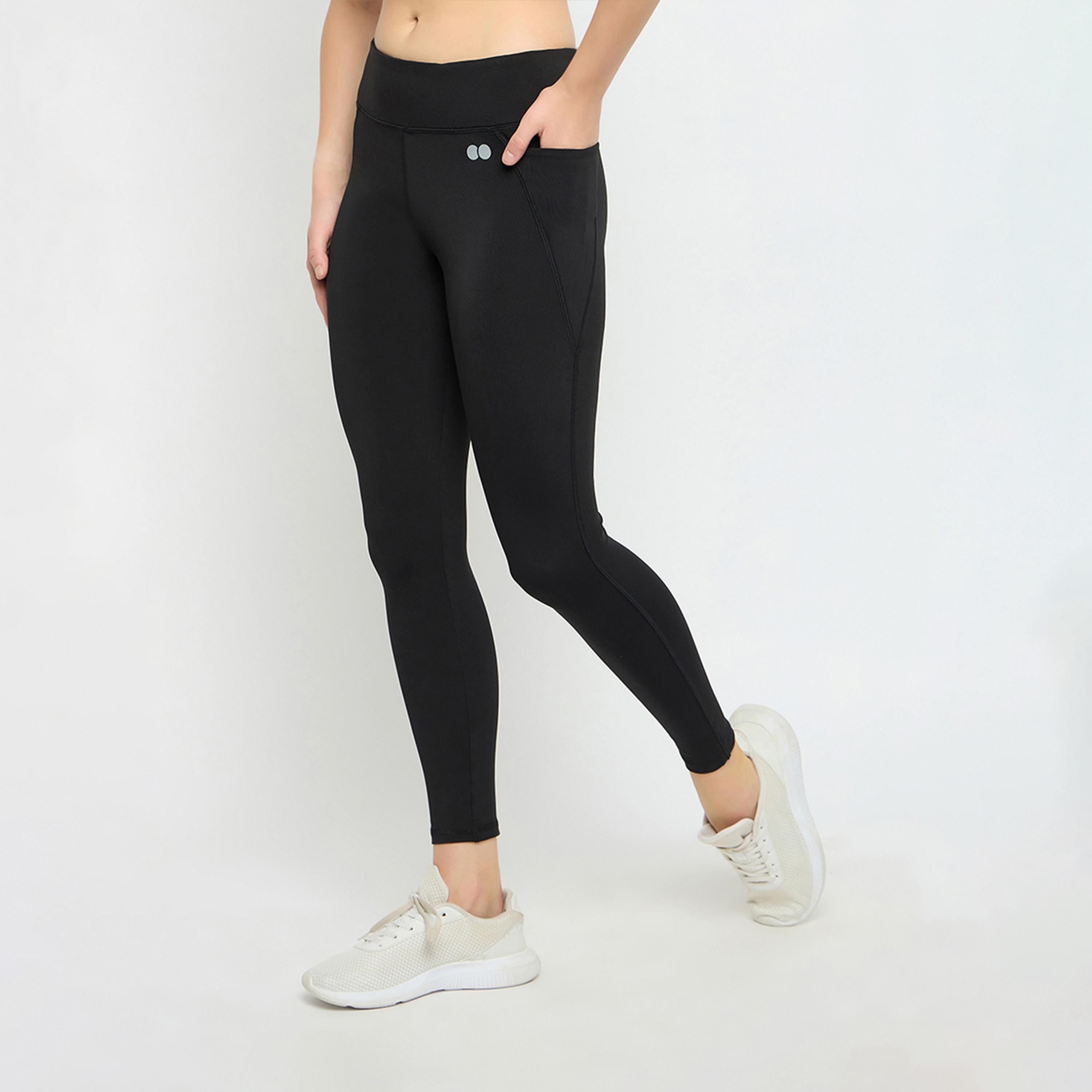 Clovia X Styli Solid Elastic Waistband Basic Tights-women-clothing-sportswearandactivewear-bottoms-image-3