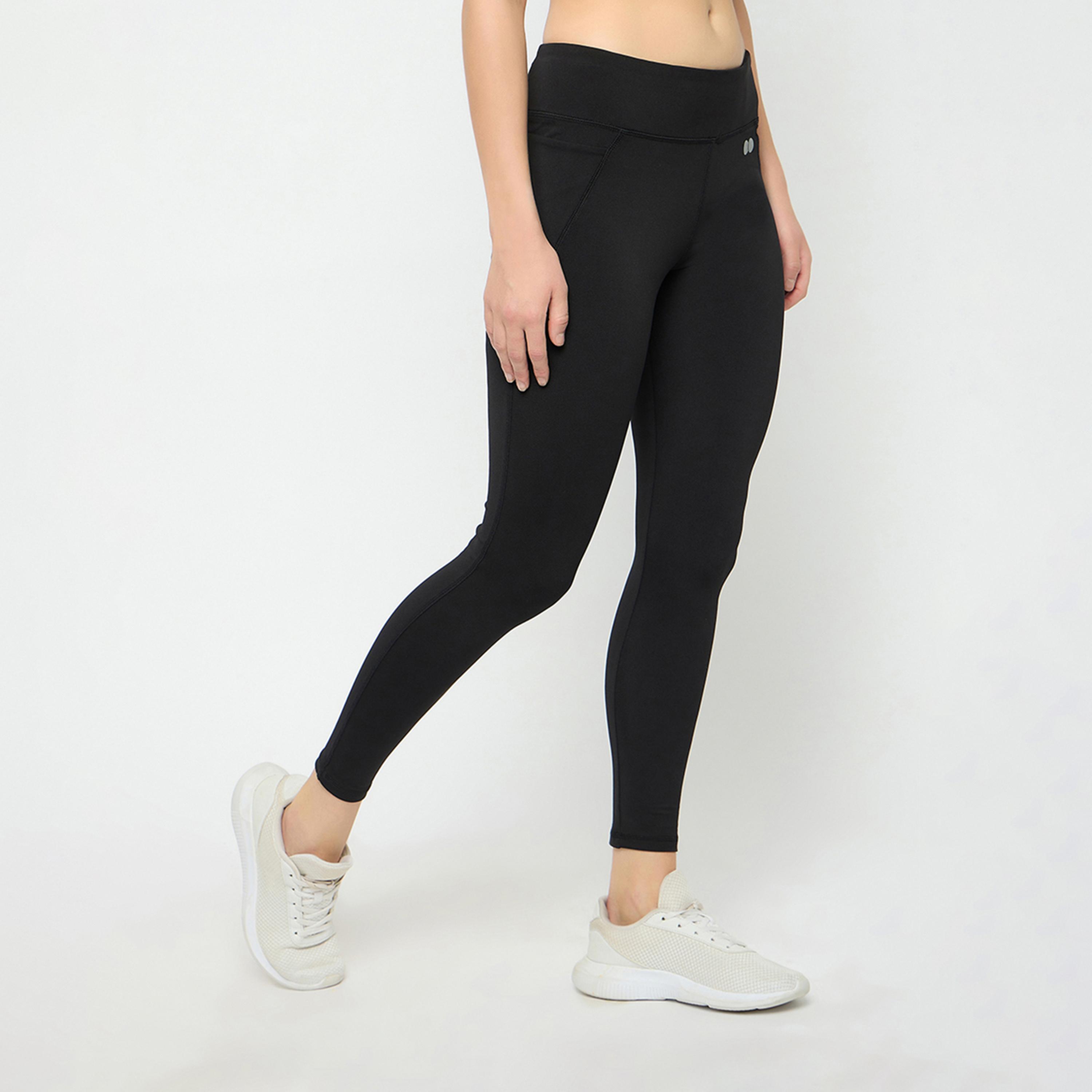 Clovia X Styli Solid Elastic Waistband Basic Tights-women-clothing-sportswearandactivewear-bottoms-image-4
