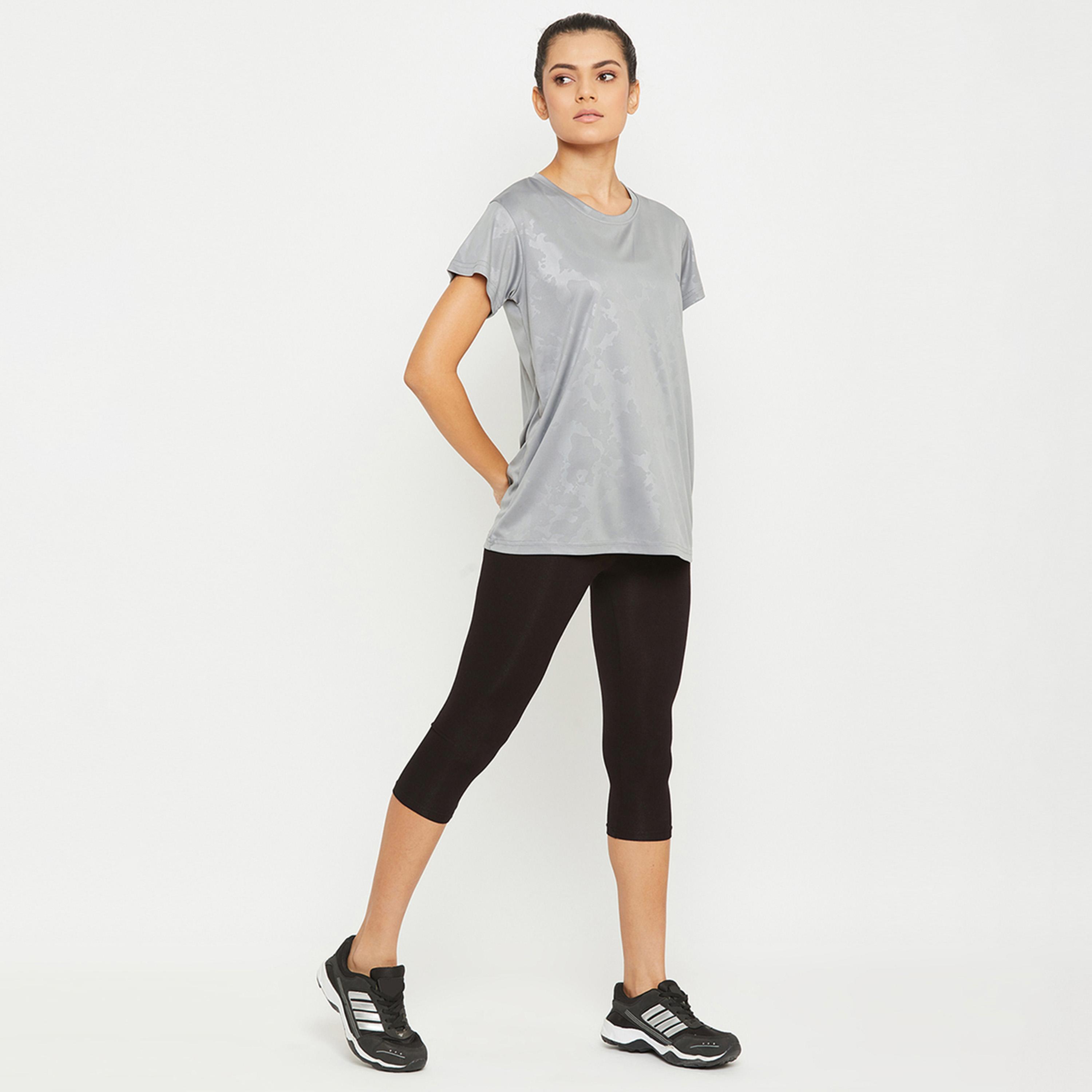 Clovia X Styli Camouflage Printed Short Sleeve T-Shirt-sports-women-clothing-tshirtsandvests-image-1