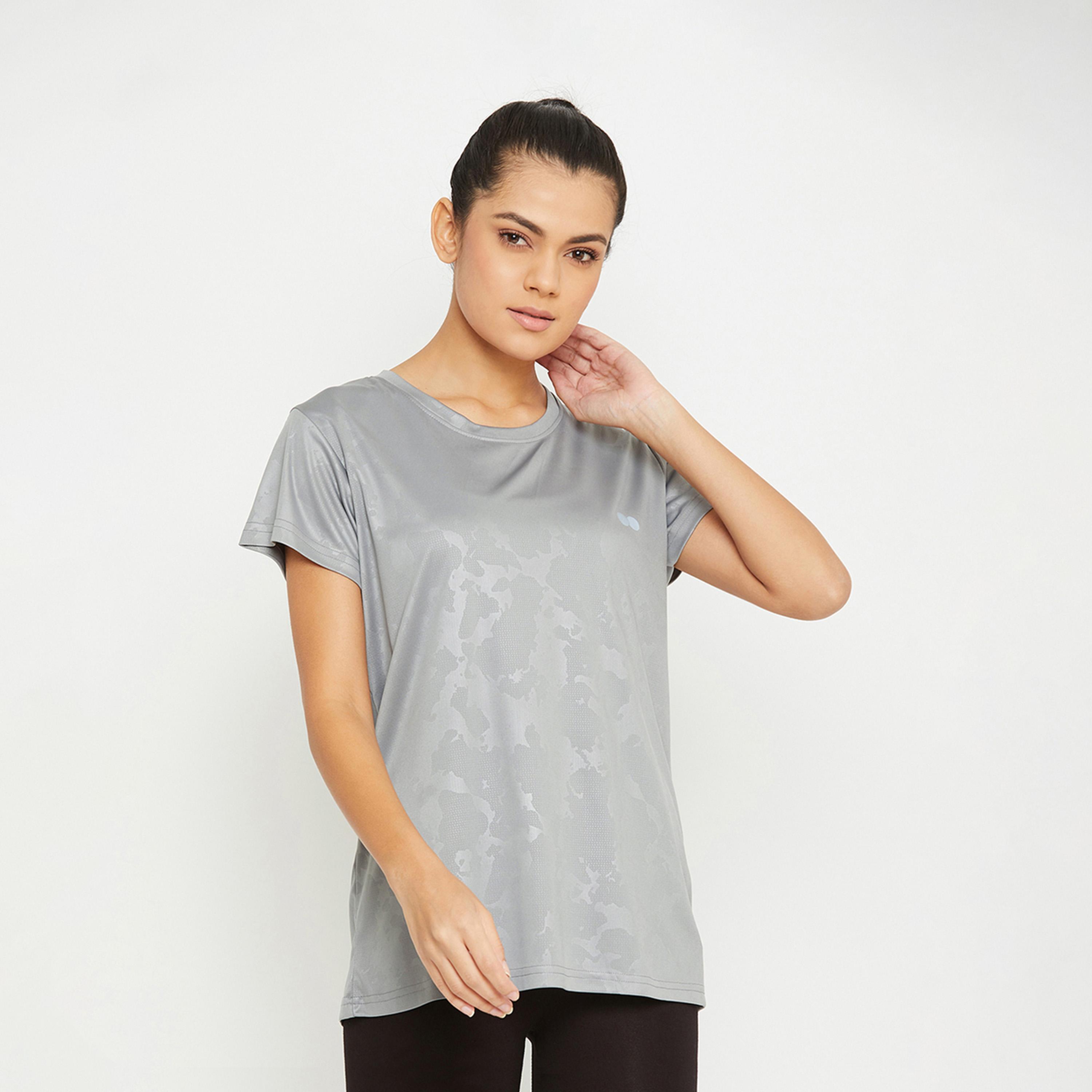 Clovia X Styli Camouflage Printed Short Sleeve T-Shirt-sports-women-clothing-tshirtsandvests-image-2