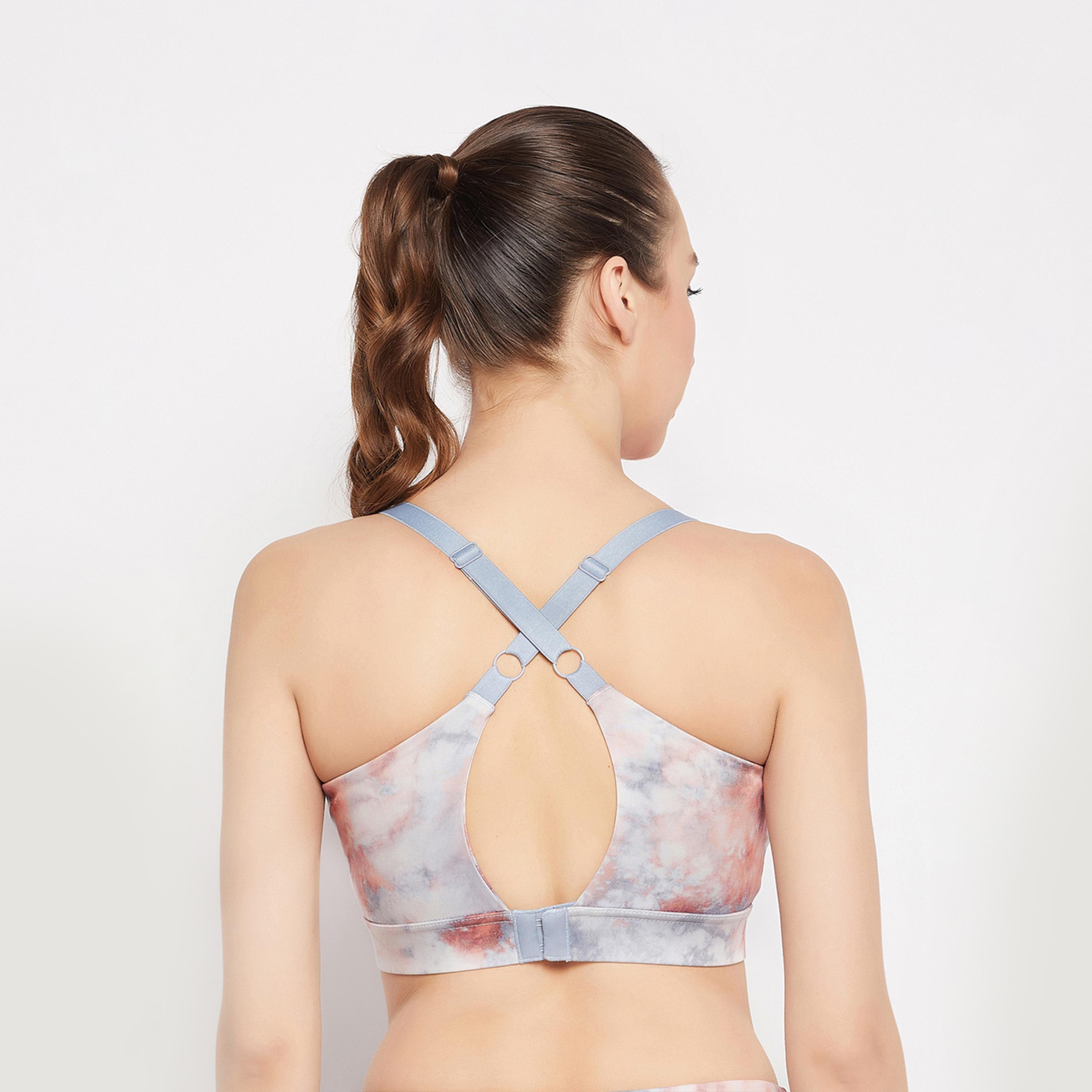Clovia X Styli Tie And Dye Print Medium Impact Padded Sports Bra With Removable Cups-women-clothing-sportswearandactivewear-sportsbras-image-5
