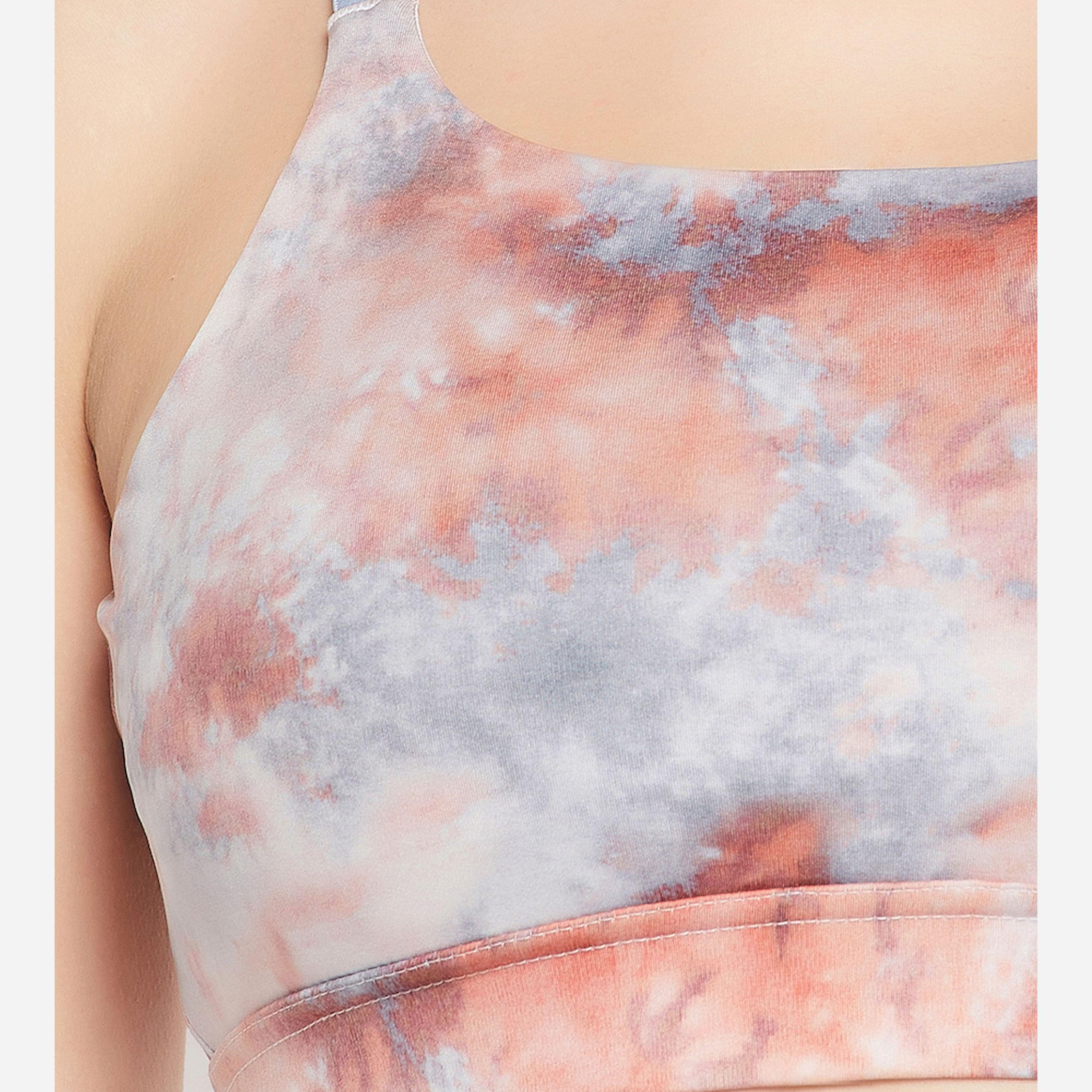 Clovia X Styli Tie And Dye Print Medium Impact Padded Sports Bra With Removable Cups-women-clothing-sportswearandactivewear-sportsbras-image-6