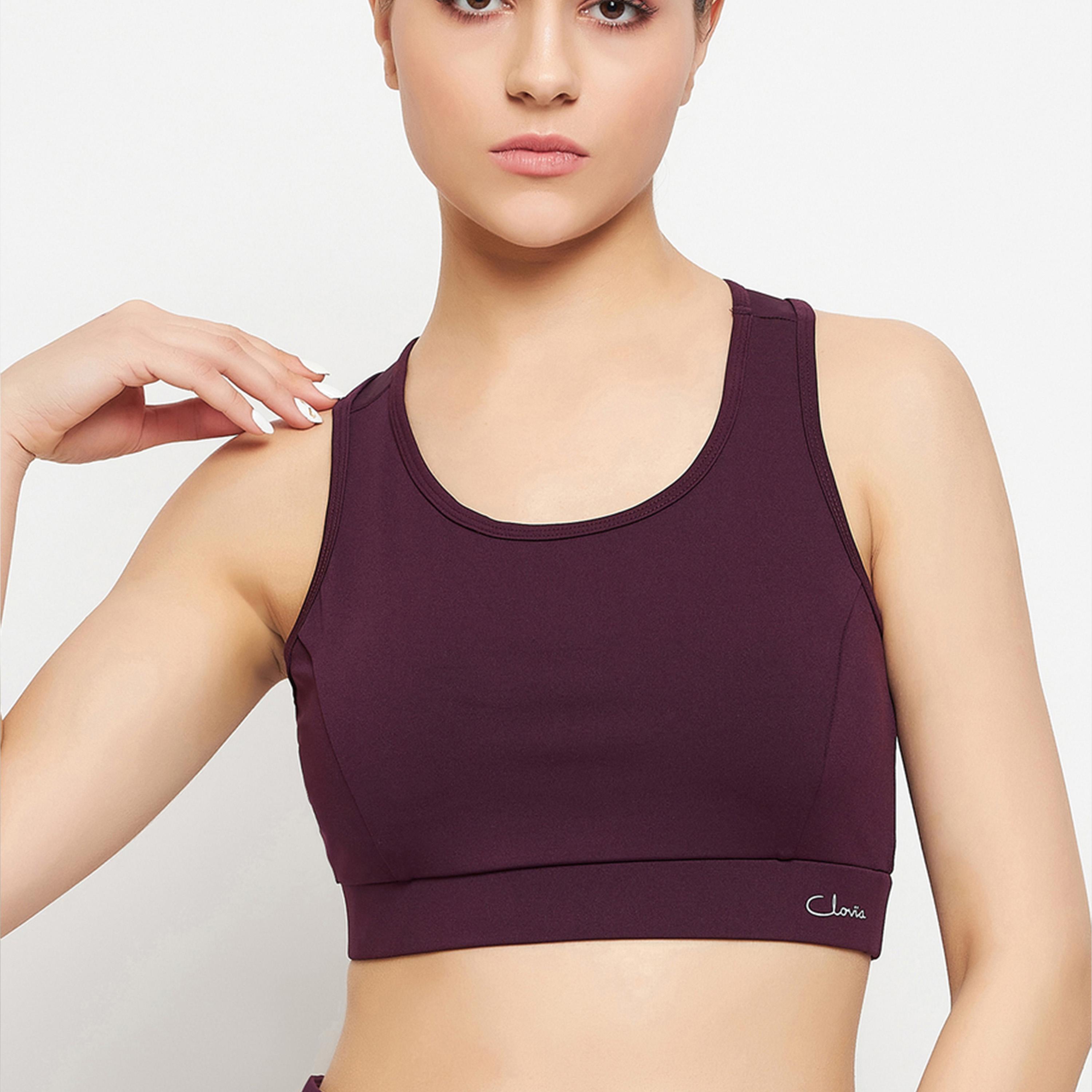 كلوفيا × ستايلي - حمالة صدر رياضية مبطنة متوسطة التأثير-women-clothing-sportswearandactivewear-sportsbras-image-2