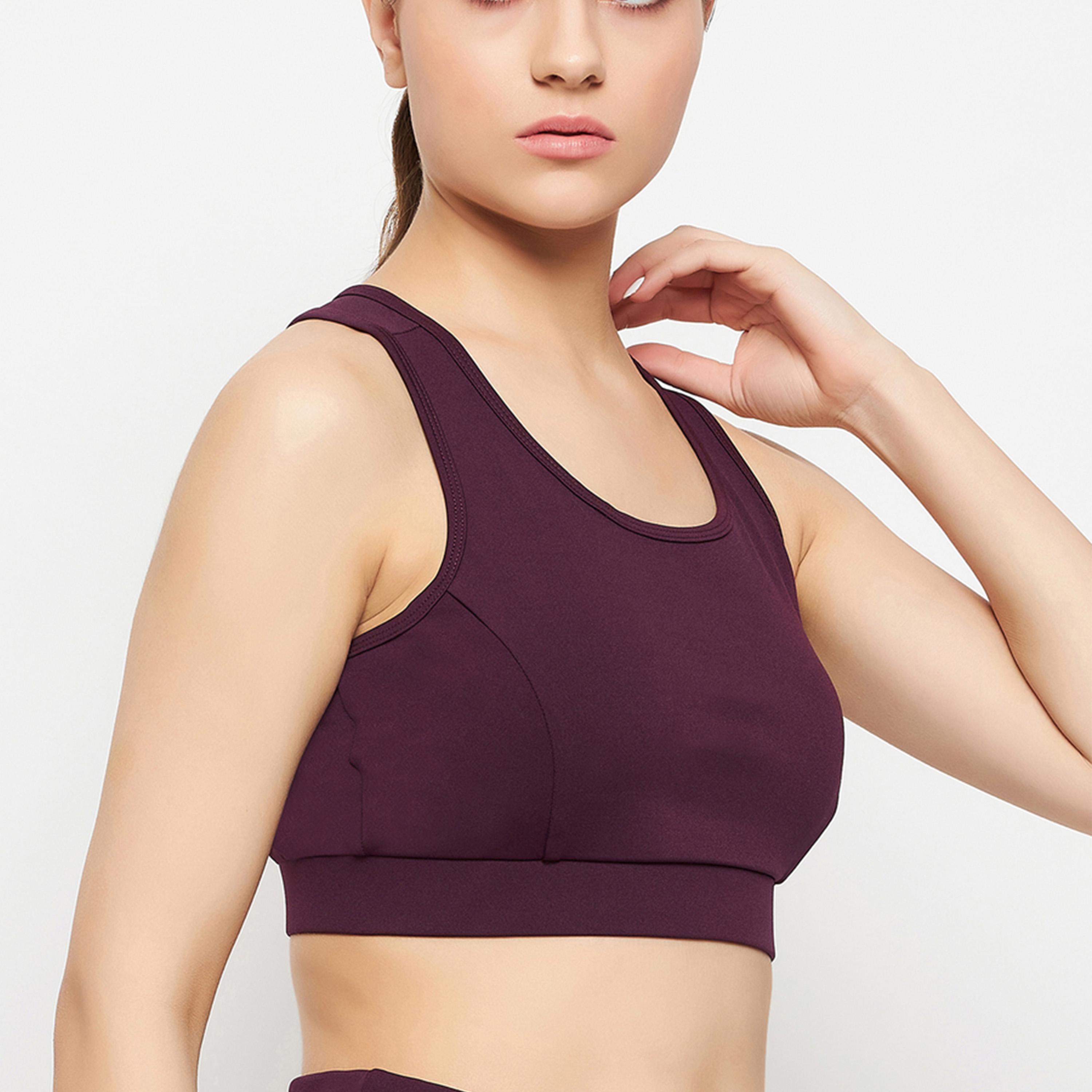 كلوفيا × ستايلي - حمالة صدر رياضية مبطنة متوسطة التأثير-women-clothing-sportswearandactivewear-sportsbras-image-4
