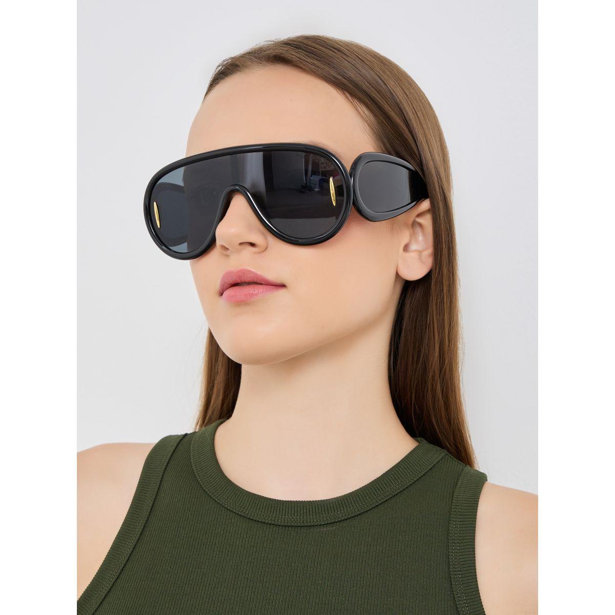 Styli Wide Arm Oversized Shield Sunglasses-women-sunglasses-image-2