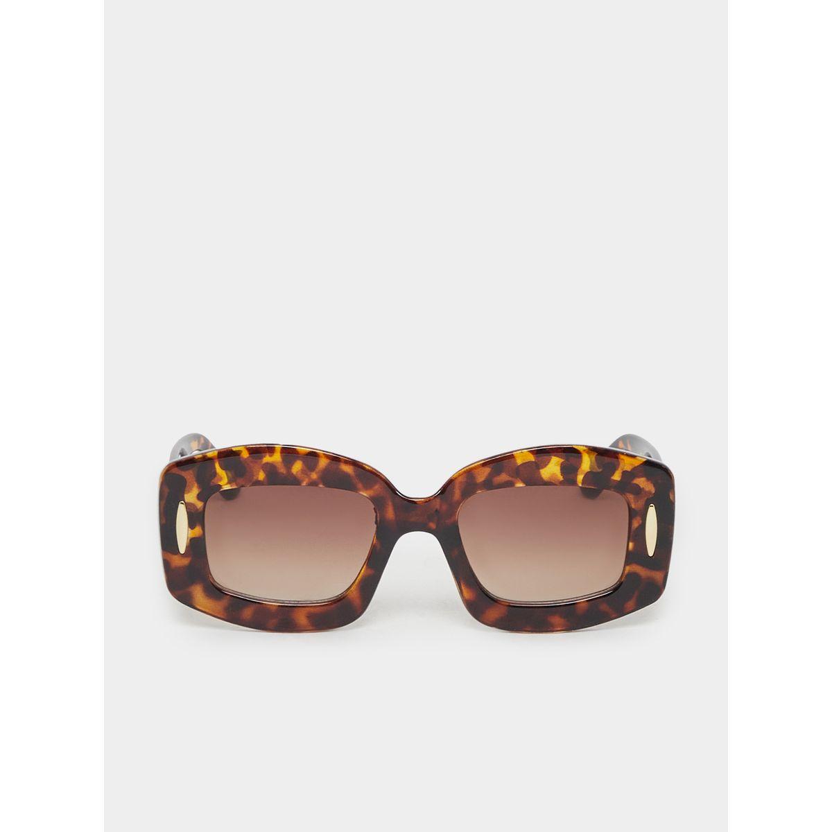 Styli Tortoiseshell Print Wayfarer Sunglasses-women-sunglasses-image-1