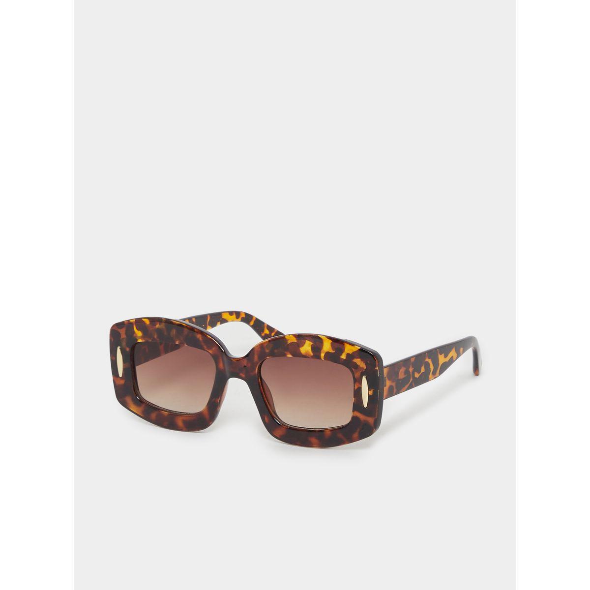 Styli Tortoiseshell Print Wayfarer Sunglasses-women-sunglasses-image-3