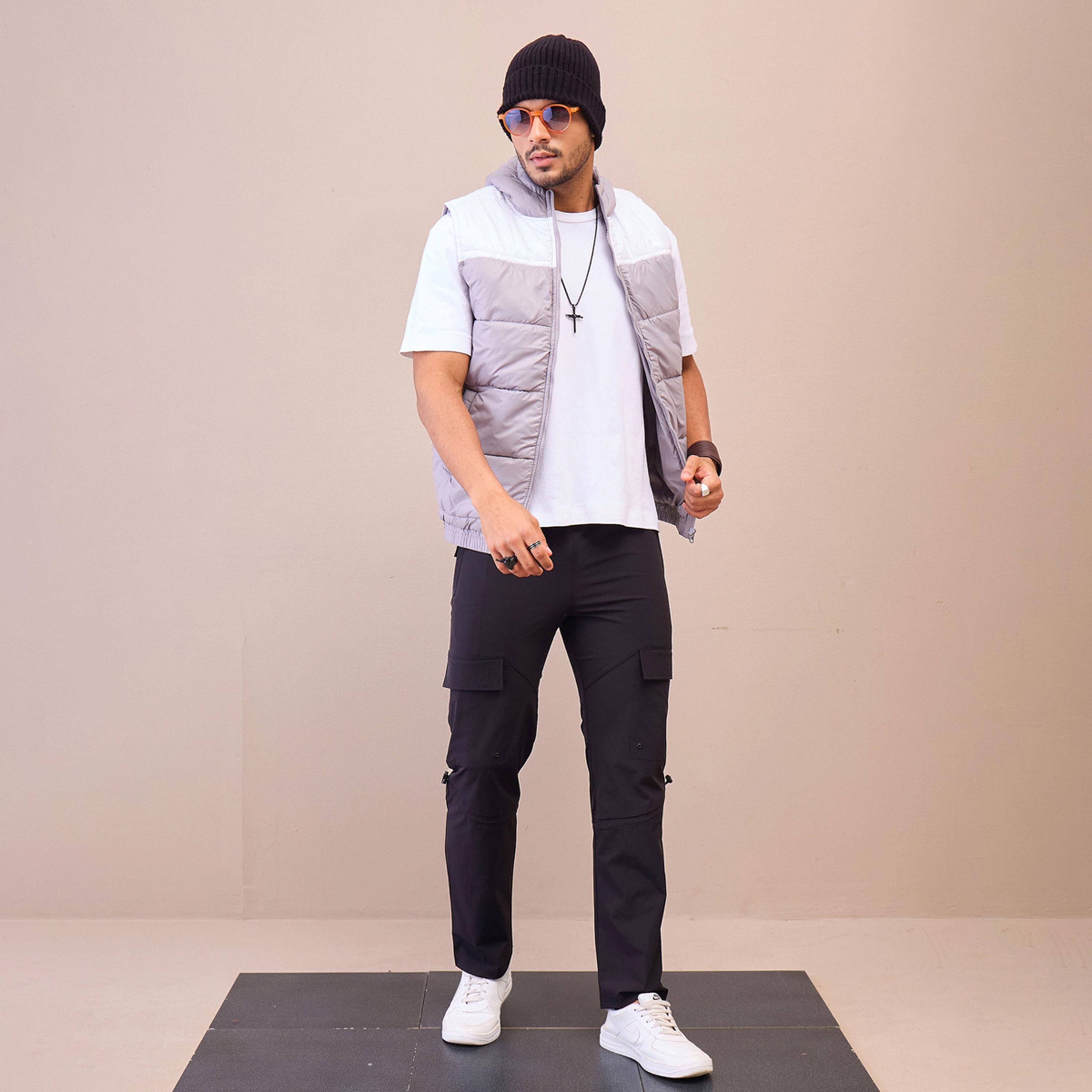 ماسكلن ساسافراس X ستايلي سترة بقلنسوة باللونين الرمادي والأبيض بدون أكمام-men-clothing-jacketsandblazers-jackets-image-7