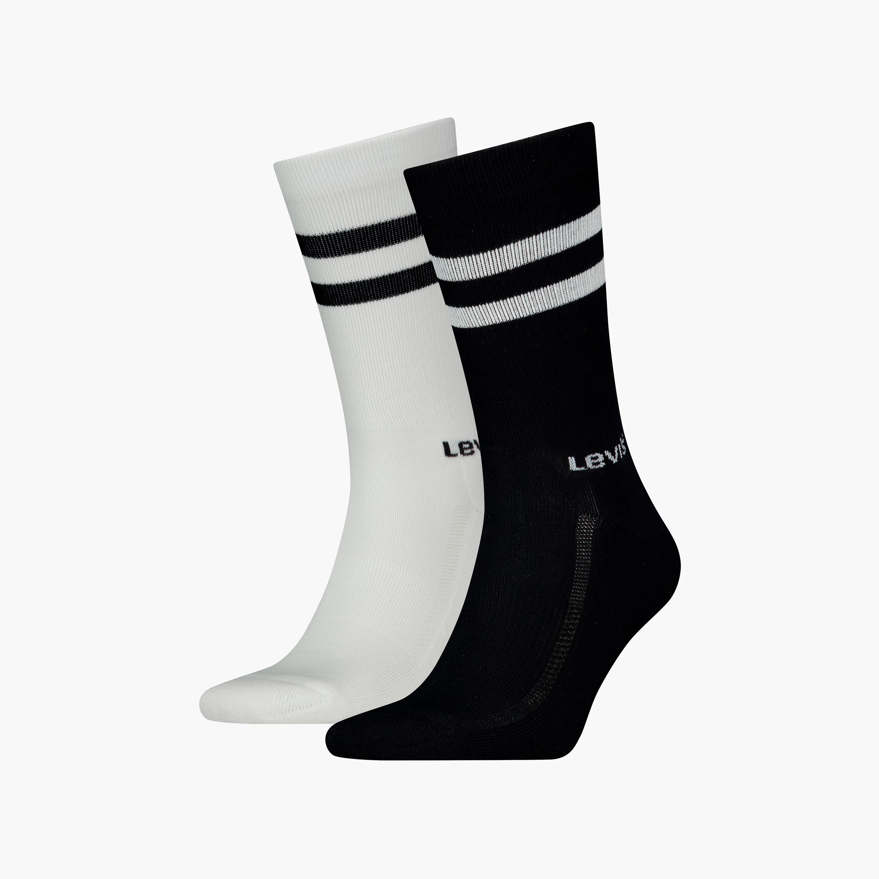Levi's Pack of 2 Striped Crew Length Men's Socks-men-socks-image-1