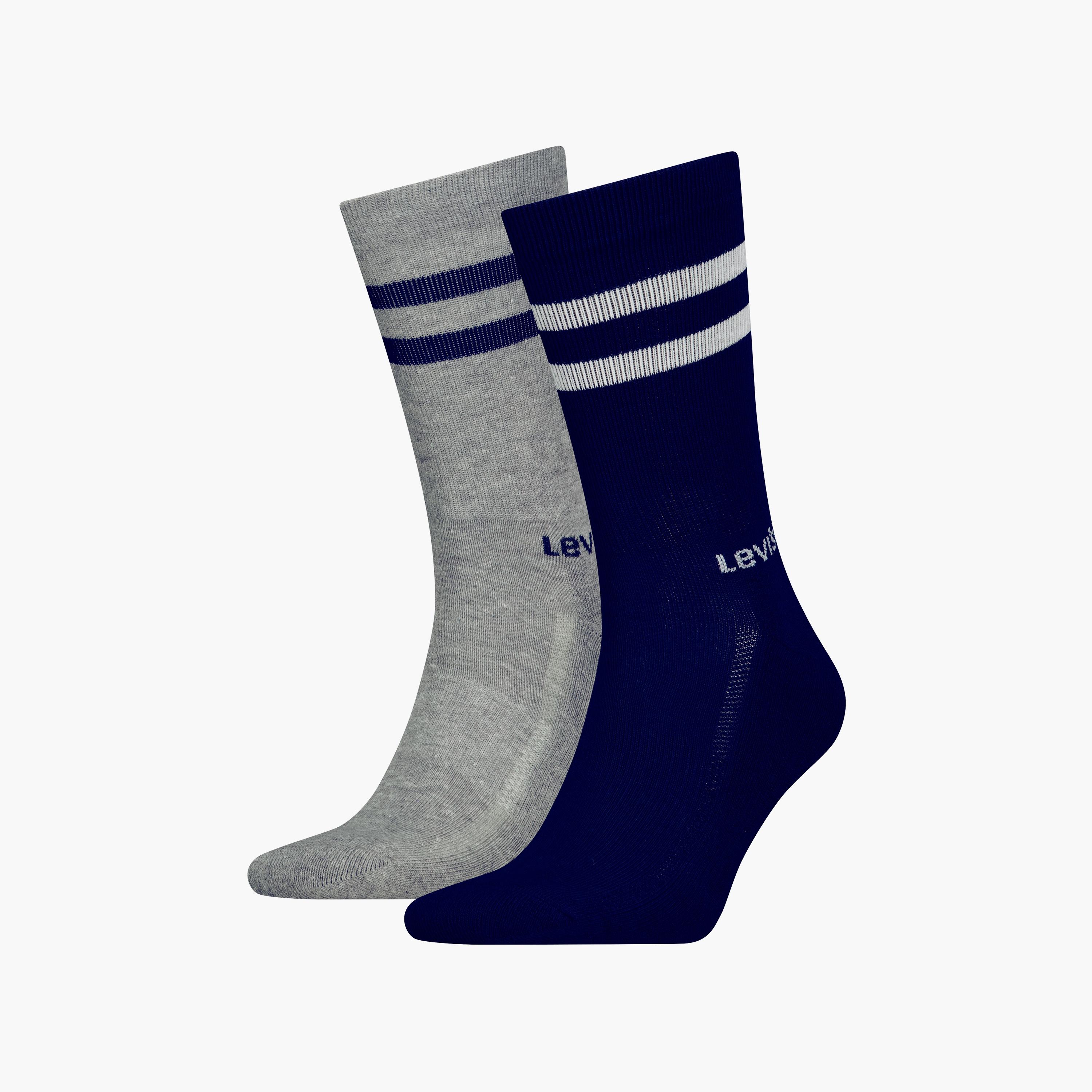 Levi's Pack of 2 Striped Crew Length Men's Socks-men-socks-image-5