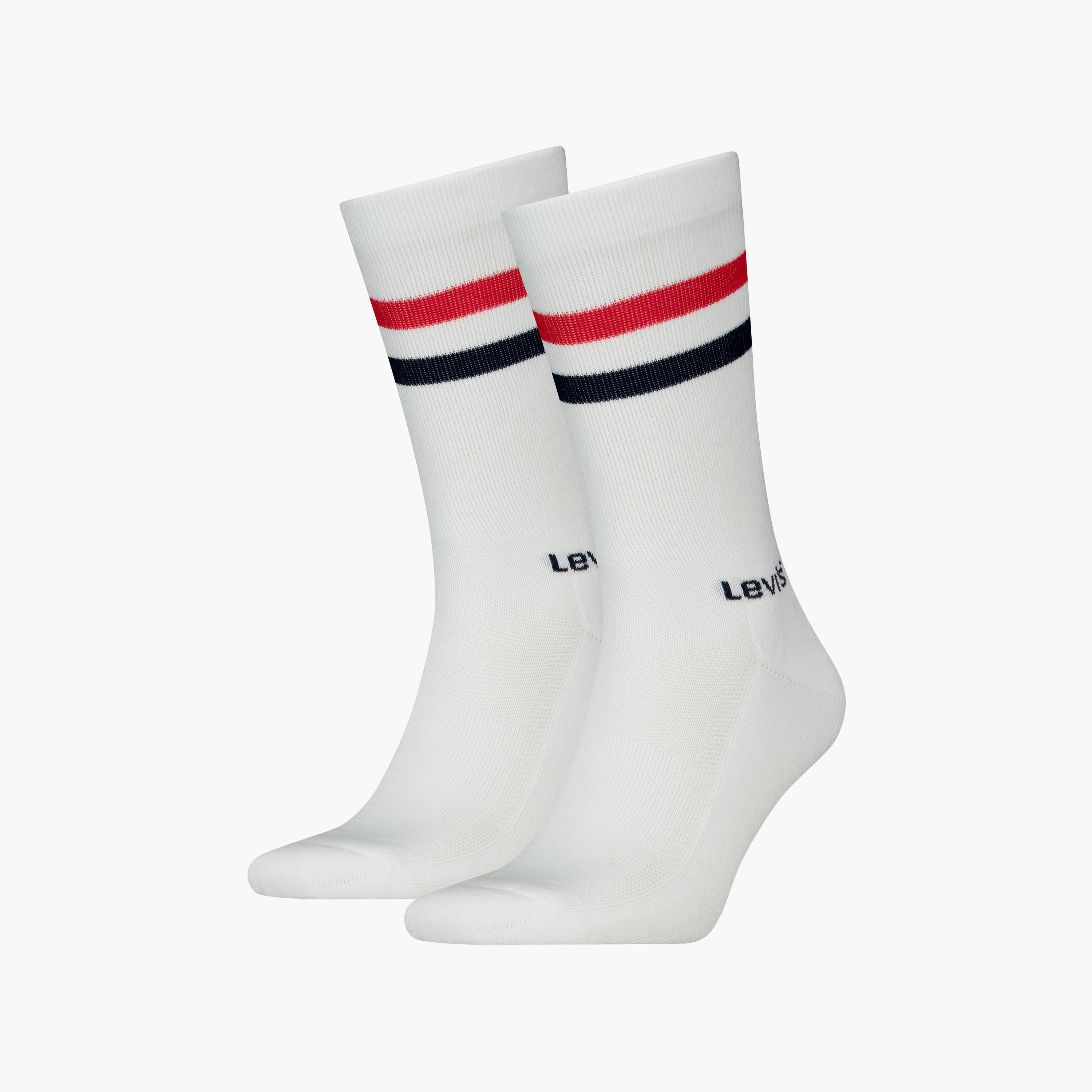 Levi's Pack of 2 Striped Crew Length Men's Socks-men-socks-image-1