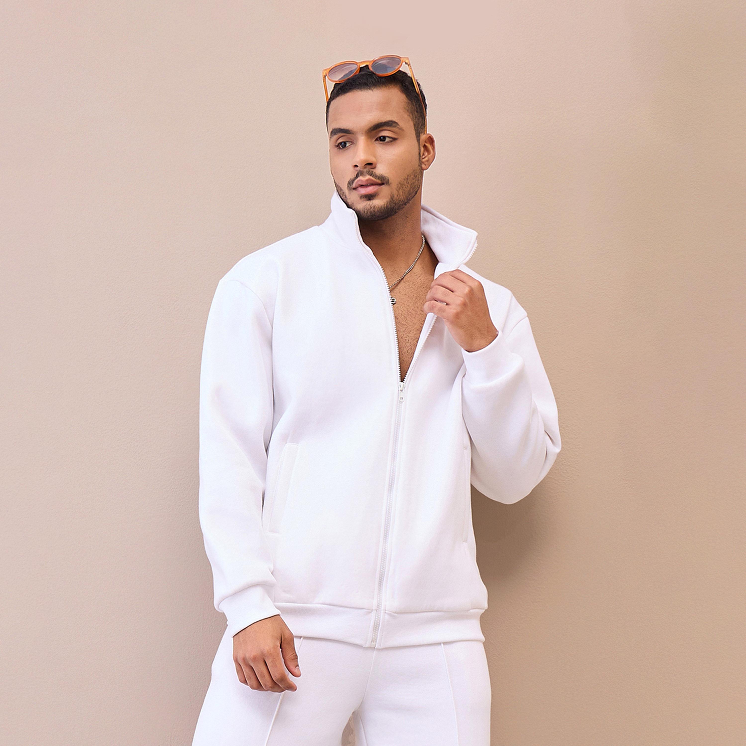 Mascln Sassafras X Styli White Front Zipper Oversize Sweatshirt-men-winterwear-hoodiesandsweatshirts-image-7