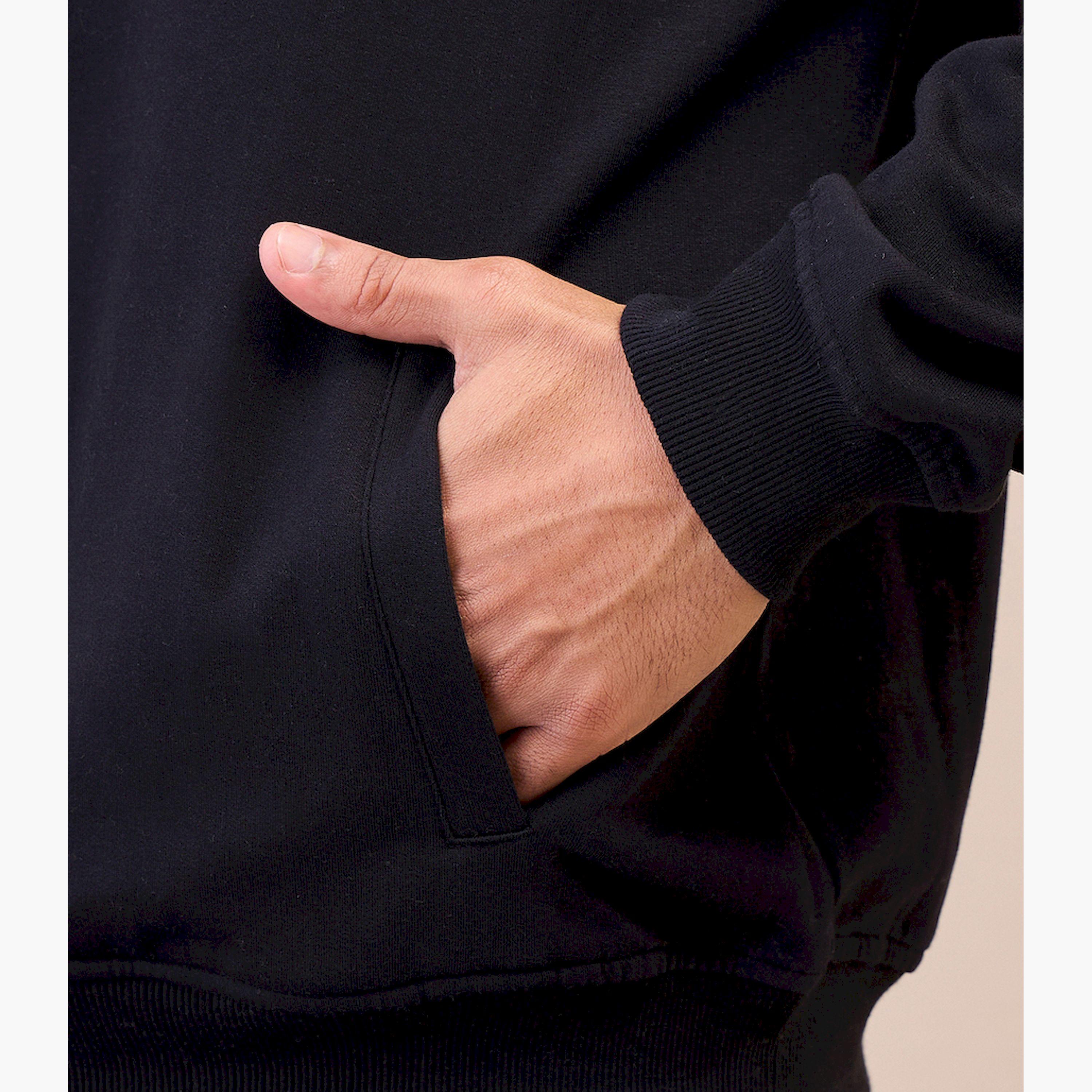 ماسكلن ساسافراس X ستايلي هودي أسود كبير الحجم-men-winterwear-hoodiesandsweatshirts-image-5
