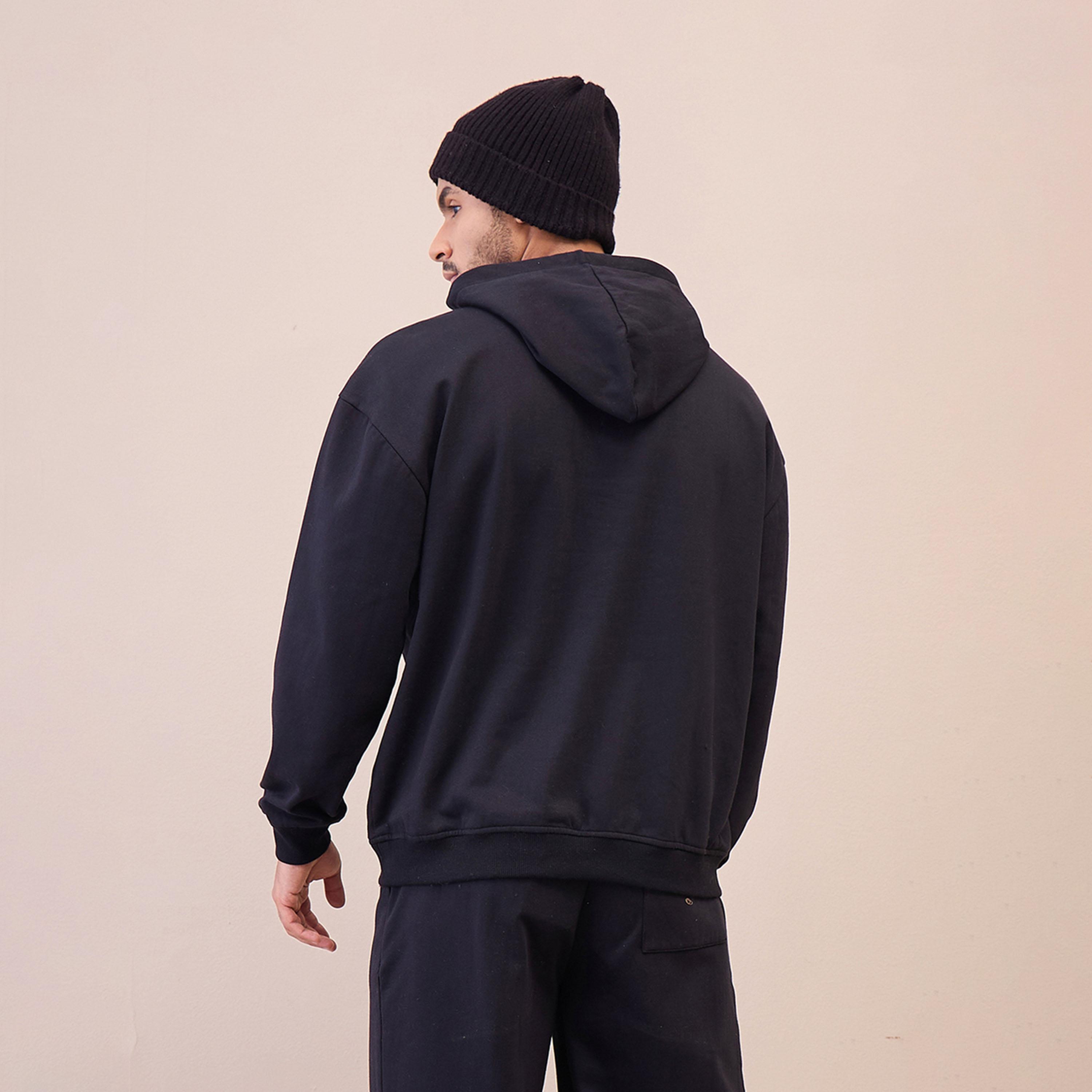 ماسكلن ساسافراس X ستايلي هودي أسود كبير الحجم-men-winterwear-hoodiesandsweatshirts-image-6